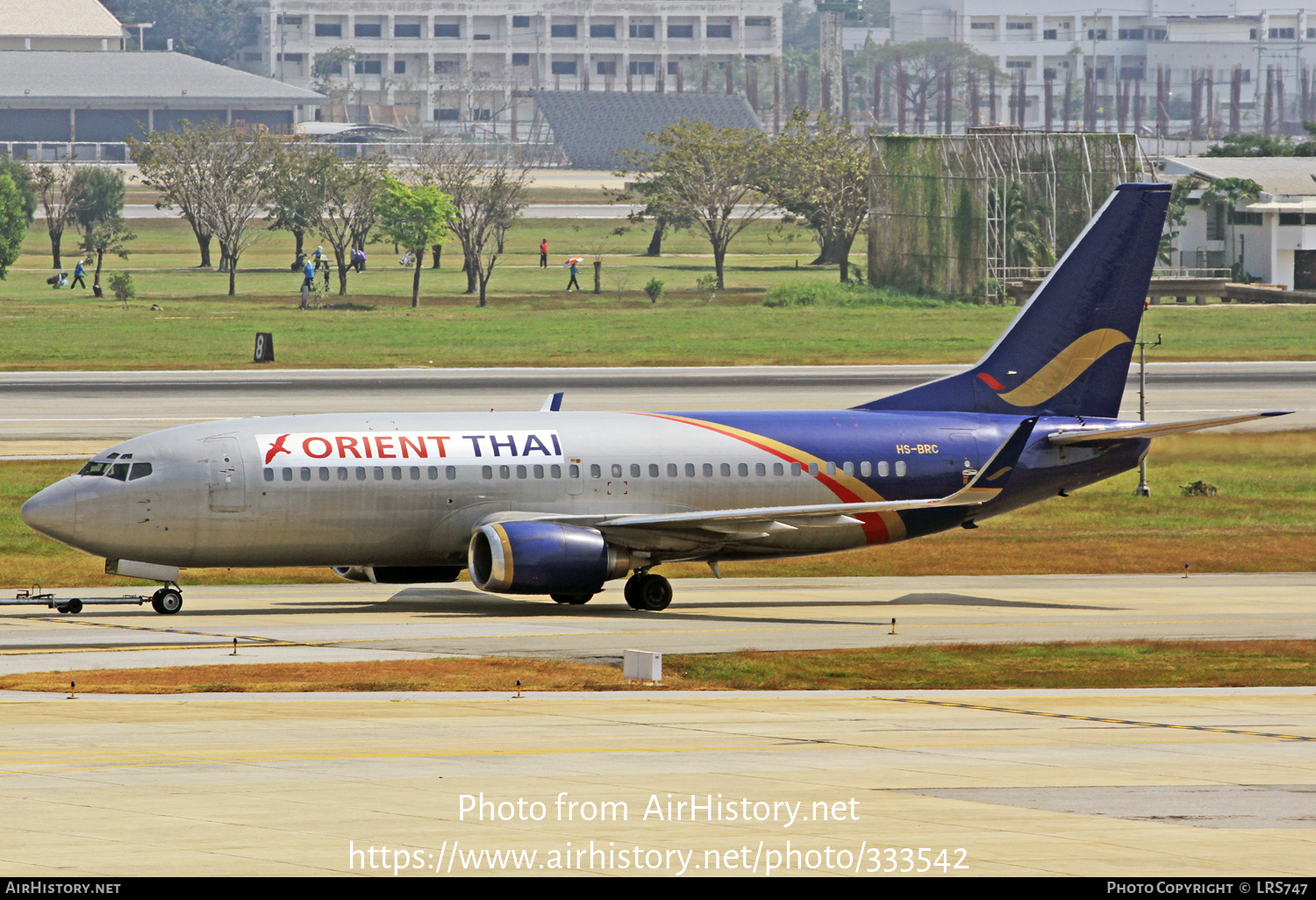 Aircraft Photo of HS-BRC | Boeing 737-3T0 | Orient Thai Airlines | AirHistory.net #333542