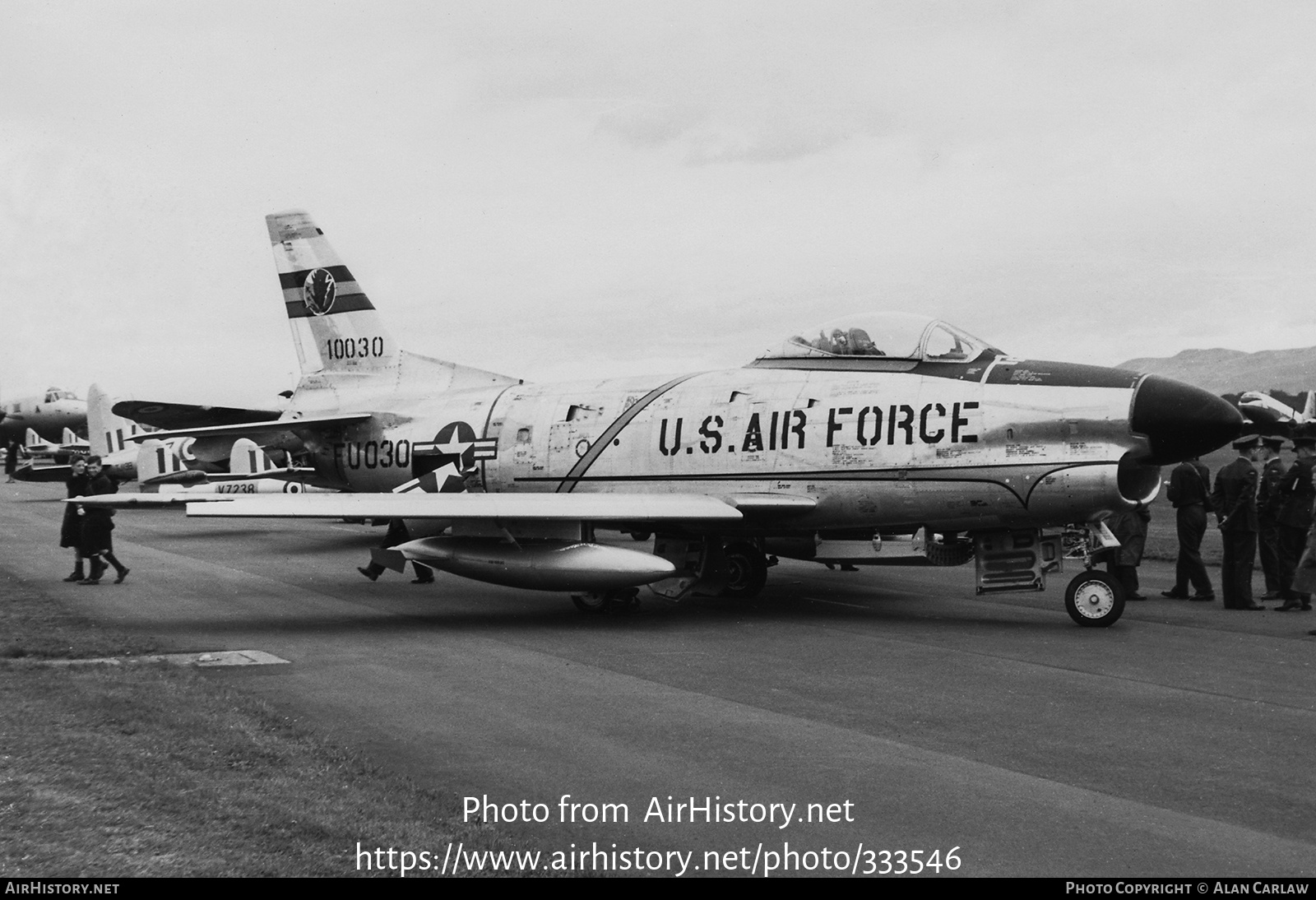 Aircraft Photo of 52-10030 / 10030 | North American F-86D Sabre | USA - Air Force | AirHistory.net #333546