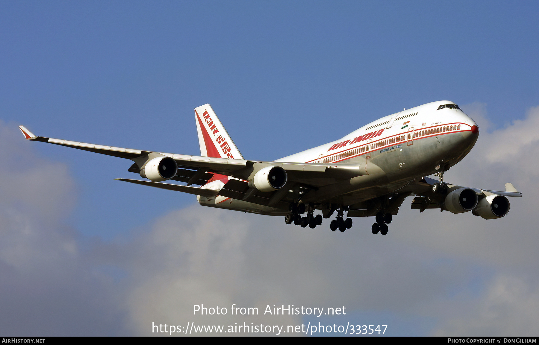 Aircraft Photo of VT-EVB | Boeing 747-437 | Air India | AirHistory.net #333547