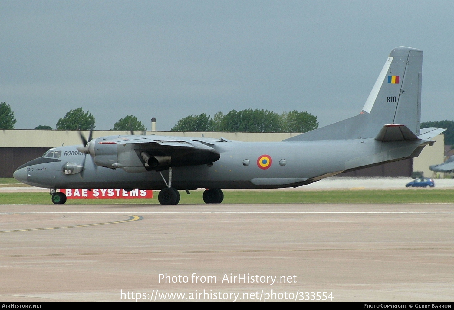 Aircraft Photo of 810 | Antonov An-26 | Romania - Air Force | AirHistory.net #333554