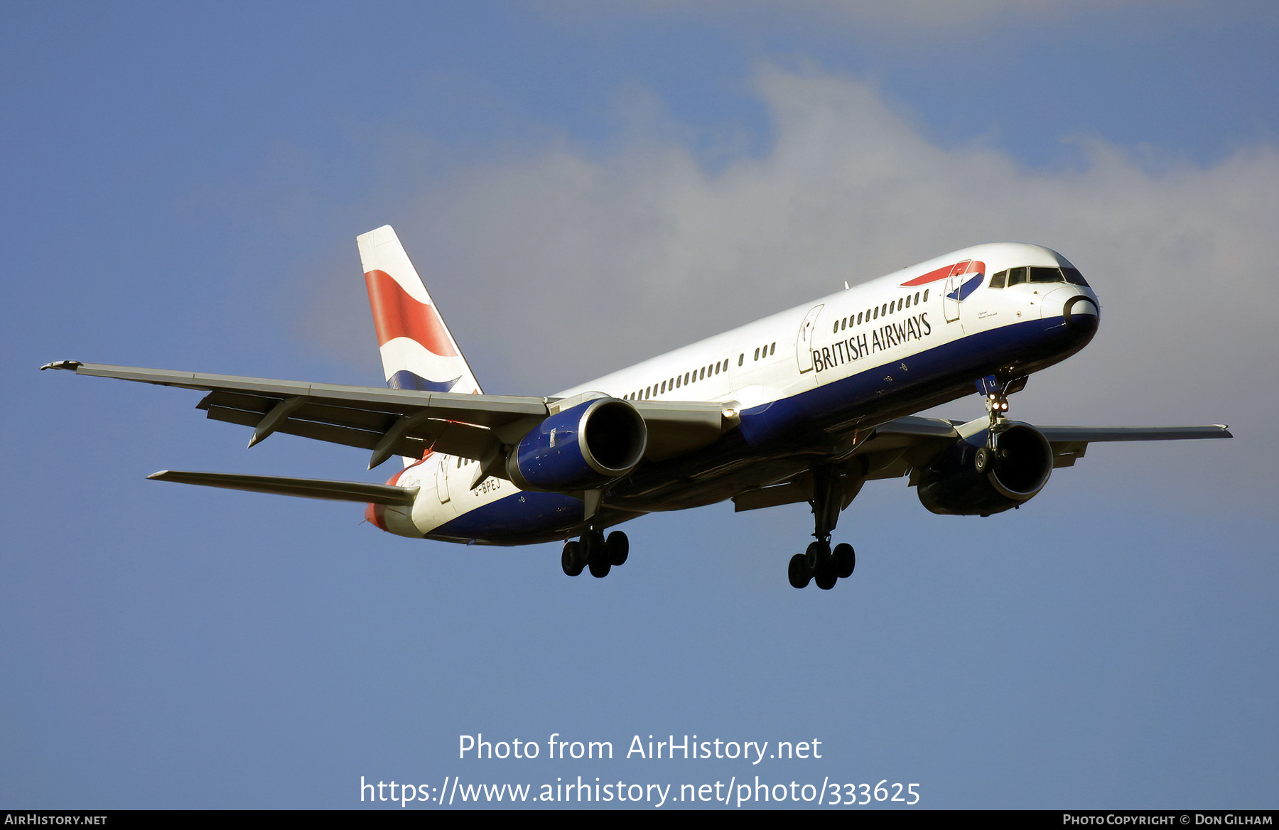 Aircraft Photo of G-BPEJ | Boeing 757-236 | British Airways | AirHistory.net #333625