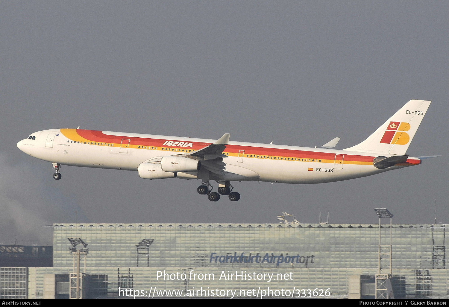 Aircraft Photo of EC-GGS | Airbus A340-313 | Iberia | AirHistory.net #333626