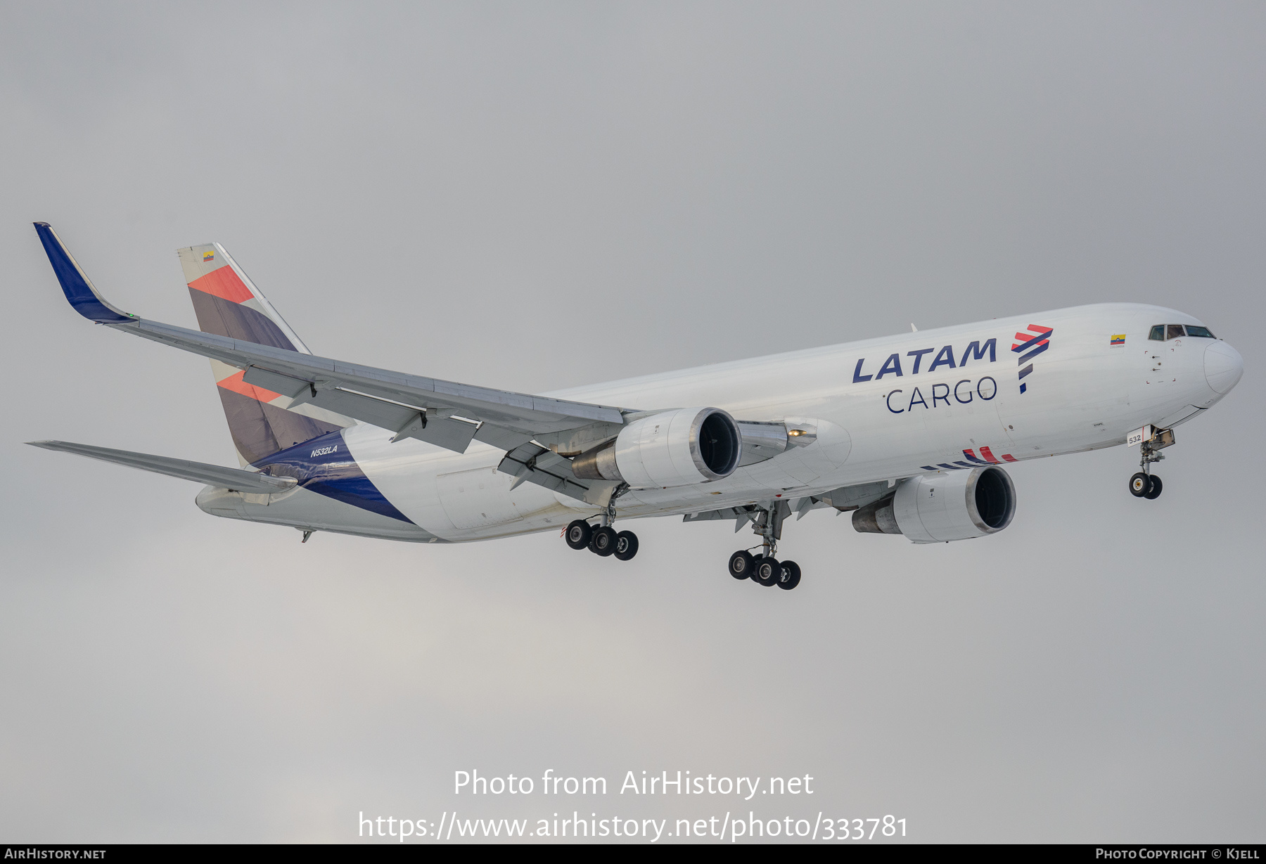 Aircraft Photo of N532LA | Boeing 767-316F/ER | LATAM Cargo | AirHistory.net #333781