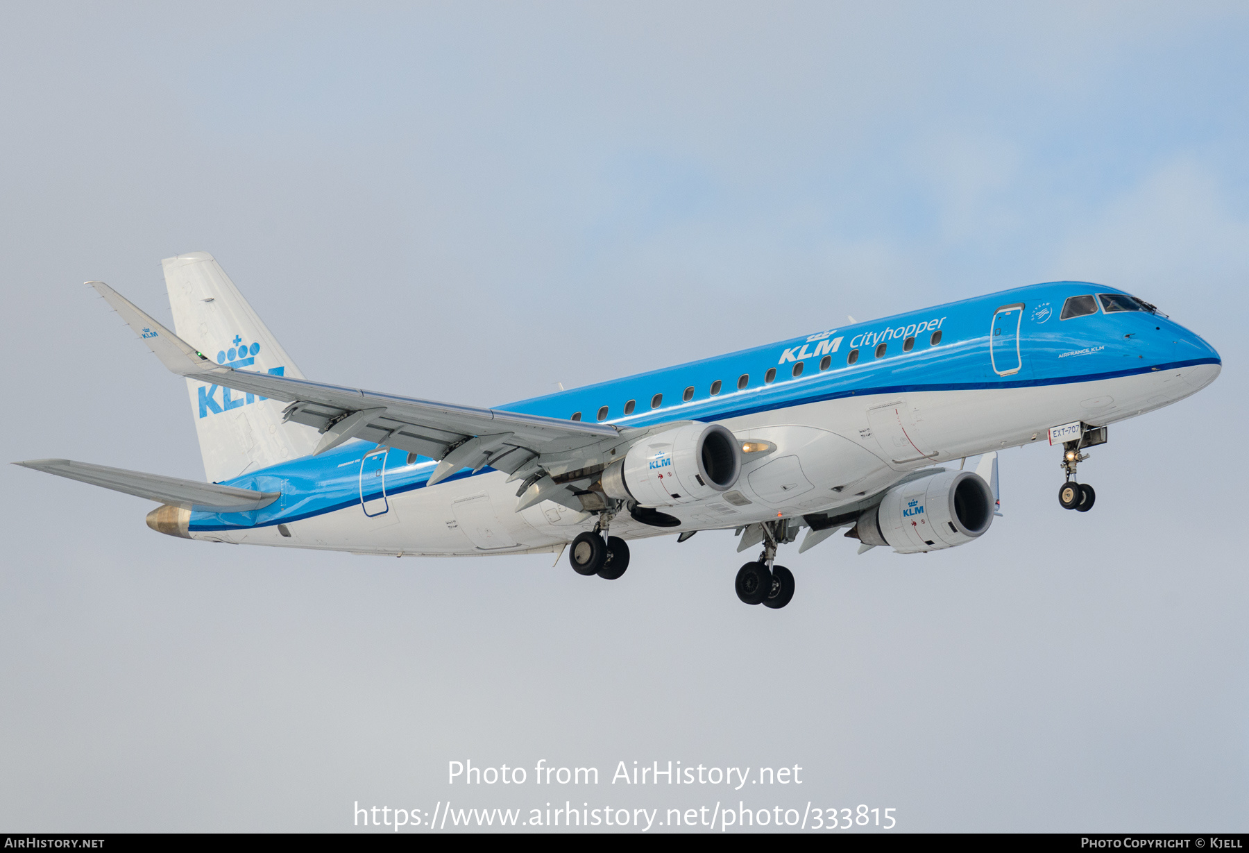 Aircraft Photo of PH-EXT | Embraer 175STD (ERJ-170-200STD) | KLM Cityhopper | AirHistory.net #333815