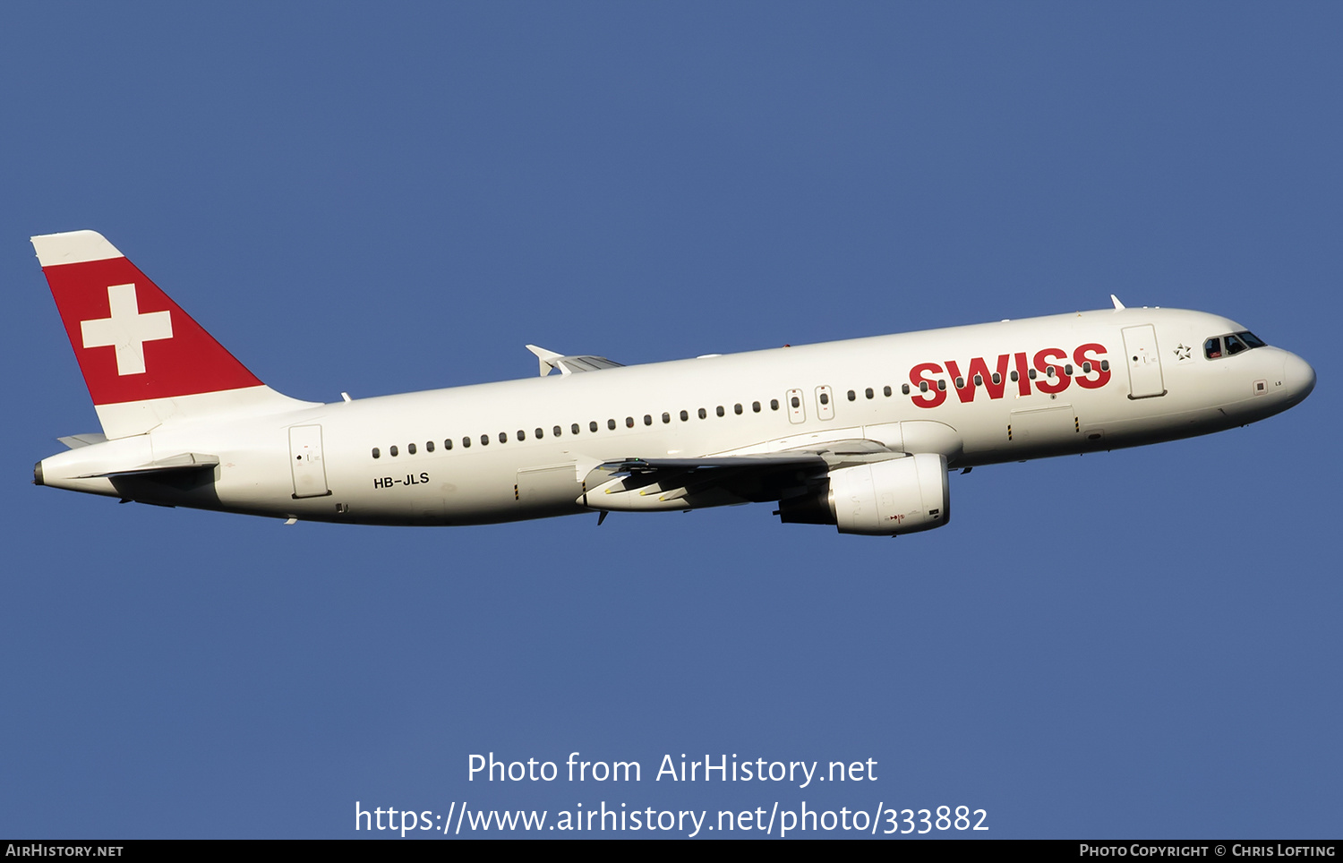 Aircraft Photo of HB-JLS | Airbus A320-214 | Swiss International Air Lines | AirHistory.net #333882