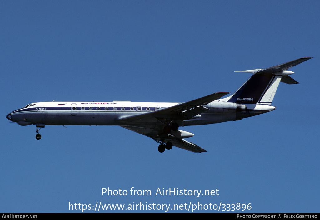 Aircraft Photo of RA-65084 | Tupolev Tu-134A-3 | Tyumen Avia Trans | AirHistory.net #333896