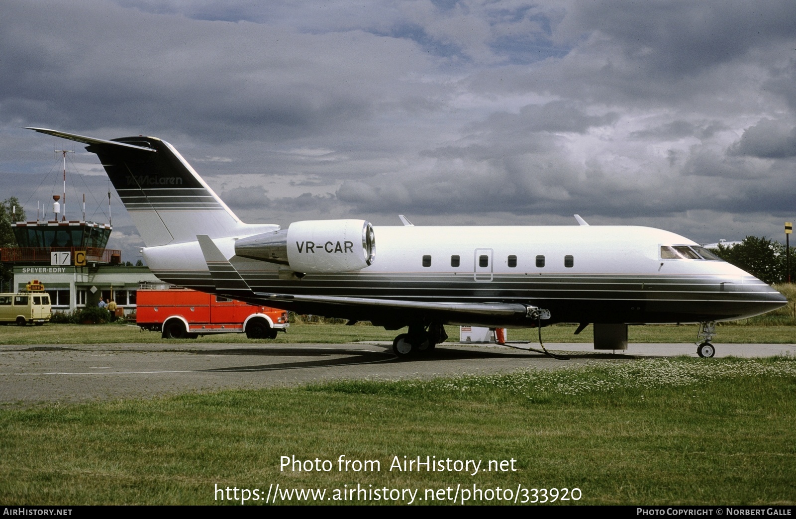 Aircraft Photo of VR-CAR | Canadair Challenger 601-1A (CL-600-2A12) | AirHistory.net #333920