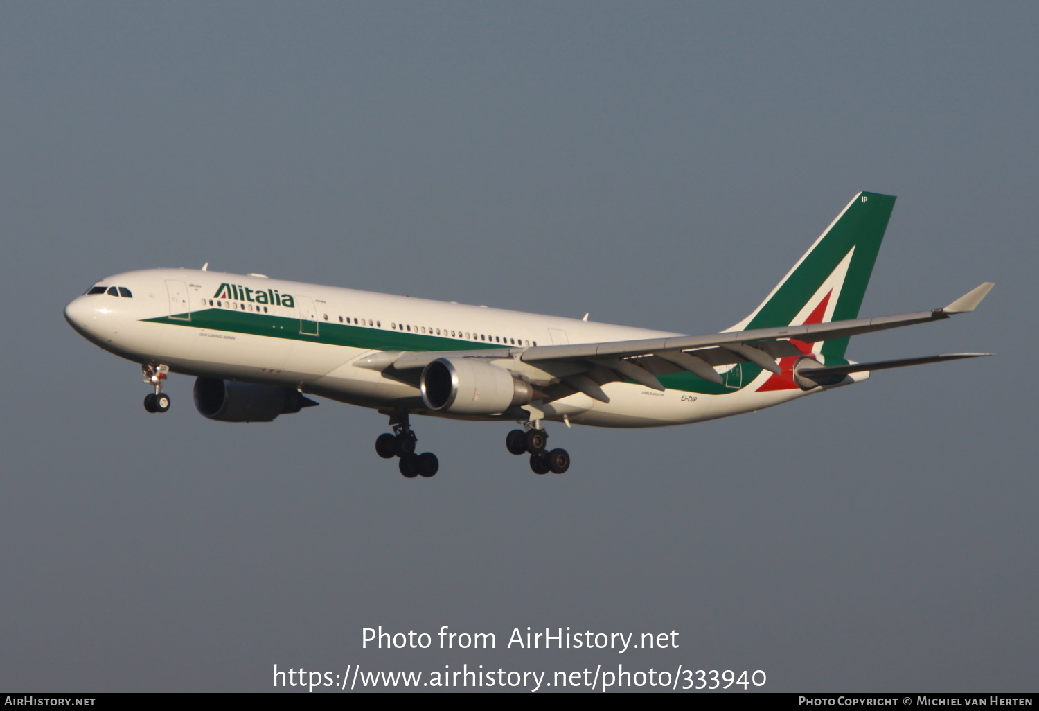 Aircraft Photo of EI-DIP | Airbus A330-202 | Alitalia | AirHistory.net #333940