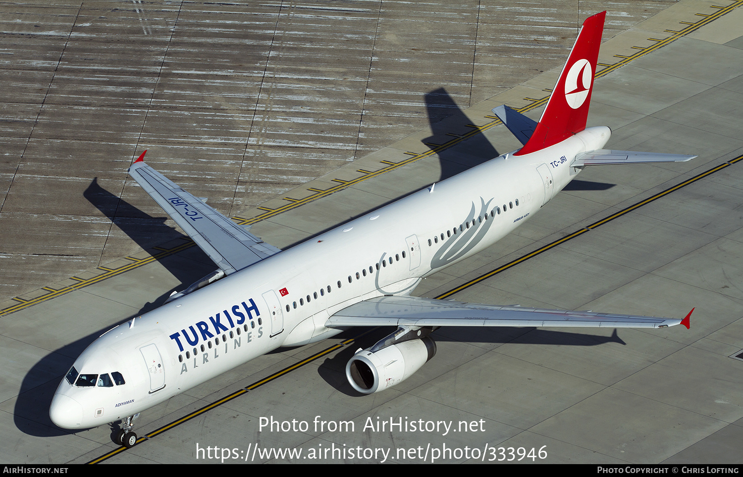 Aircraft Photo of TC-JRI | Airbus A321-231 | Turkish Airlines | AirHistory.net #333946