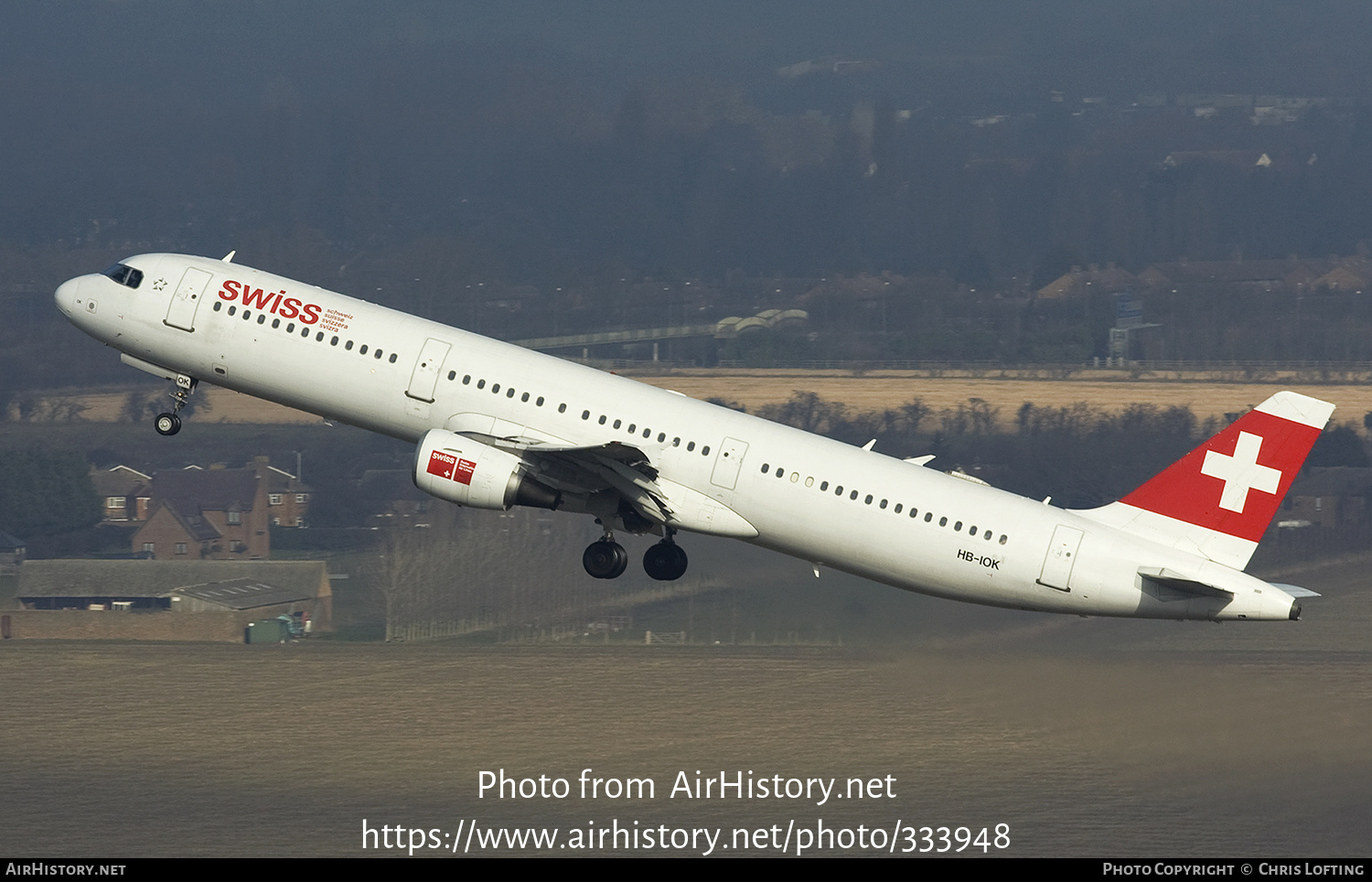 Aircraft Photo of HB-IOK | Airbus A321-111 | Swiss International Air Lines | AirHistory.net #333948