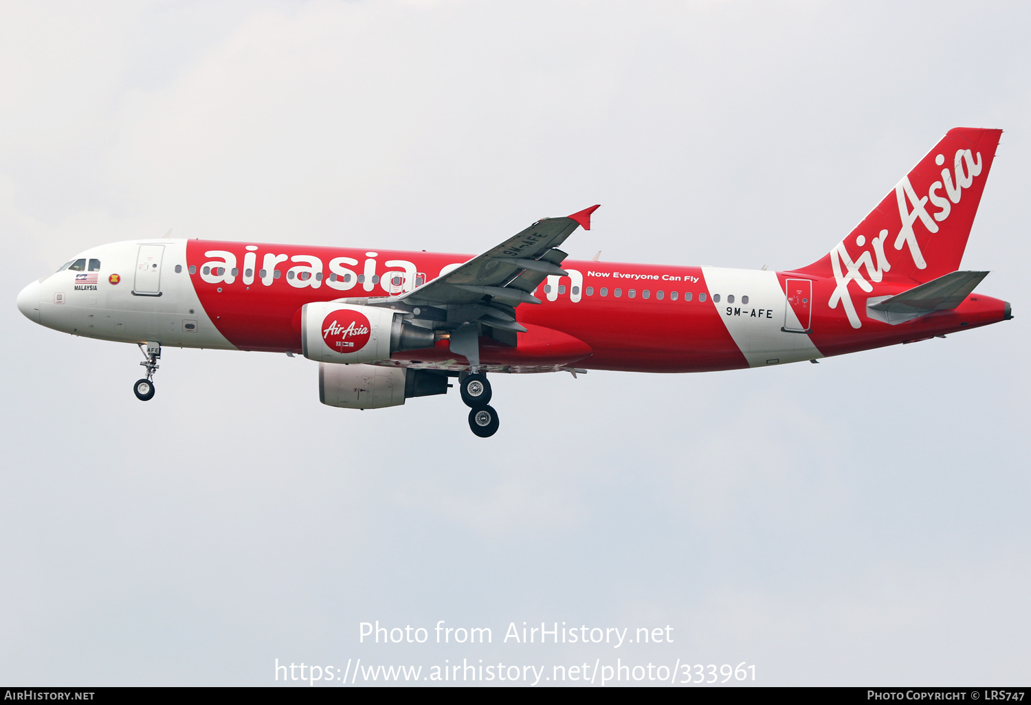 Aircraft Photo of 9M-AFE | Airbus A320-214 | AirAsia | AirHistory.net #333961