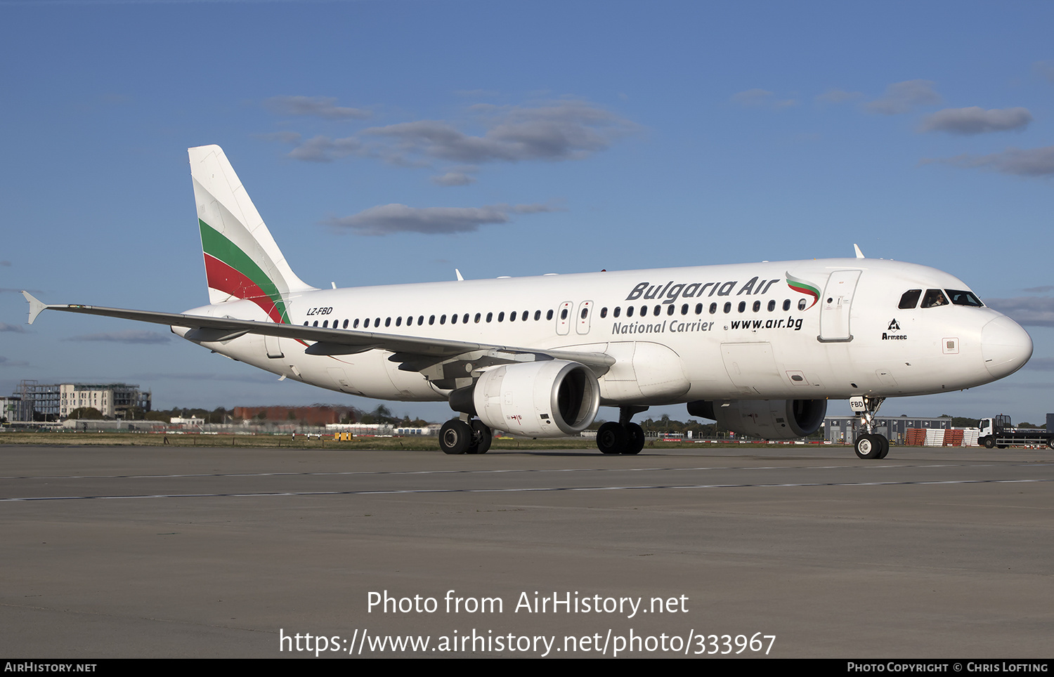 Aircraft Photo of LZ-FBD | Airbus A320-214 | Bulgaria Air | AirHistory.net #333967