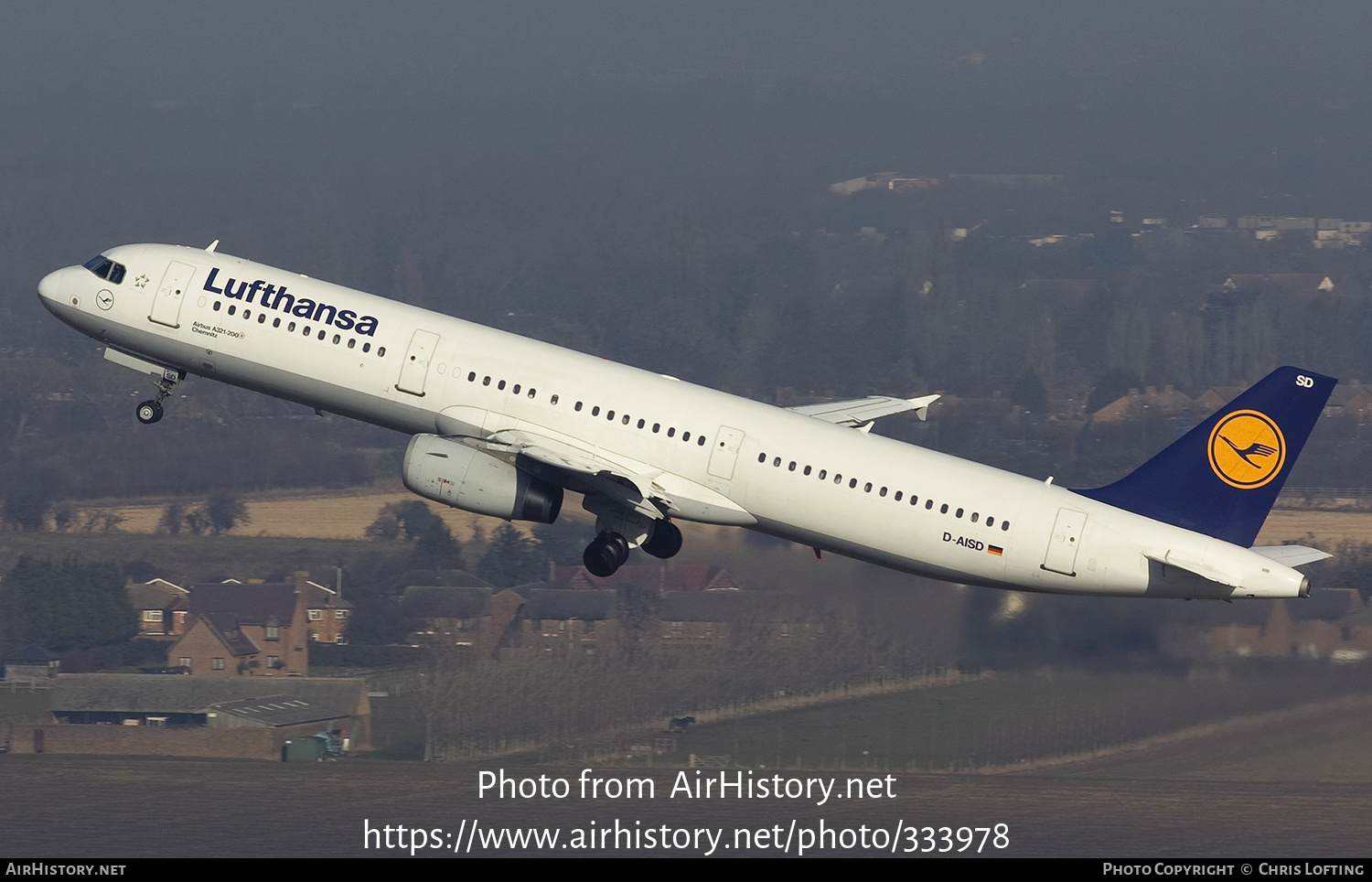 Aircraft Photo of D-AISD | Airbus A321-231 | Lufthansa | AirHistory.net #333978