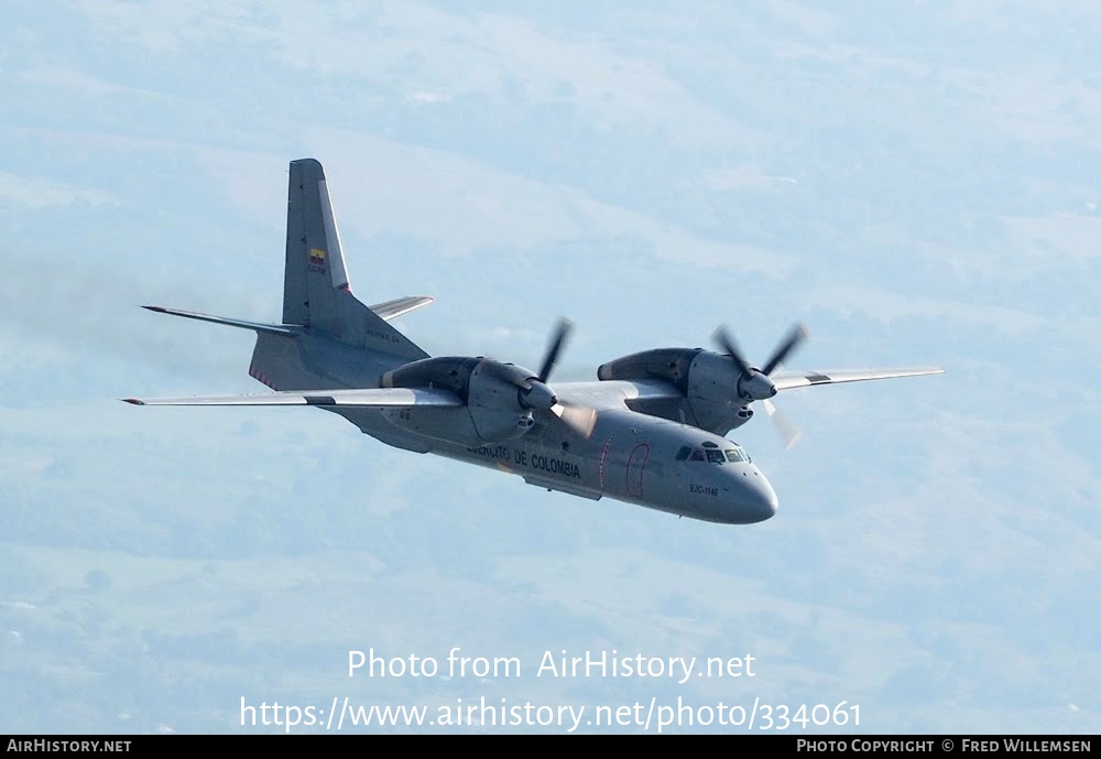 Aircraft Photo of EJC1146 | Antonov An-32B | Colombia - Army | AirHistory.net #334061