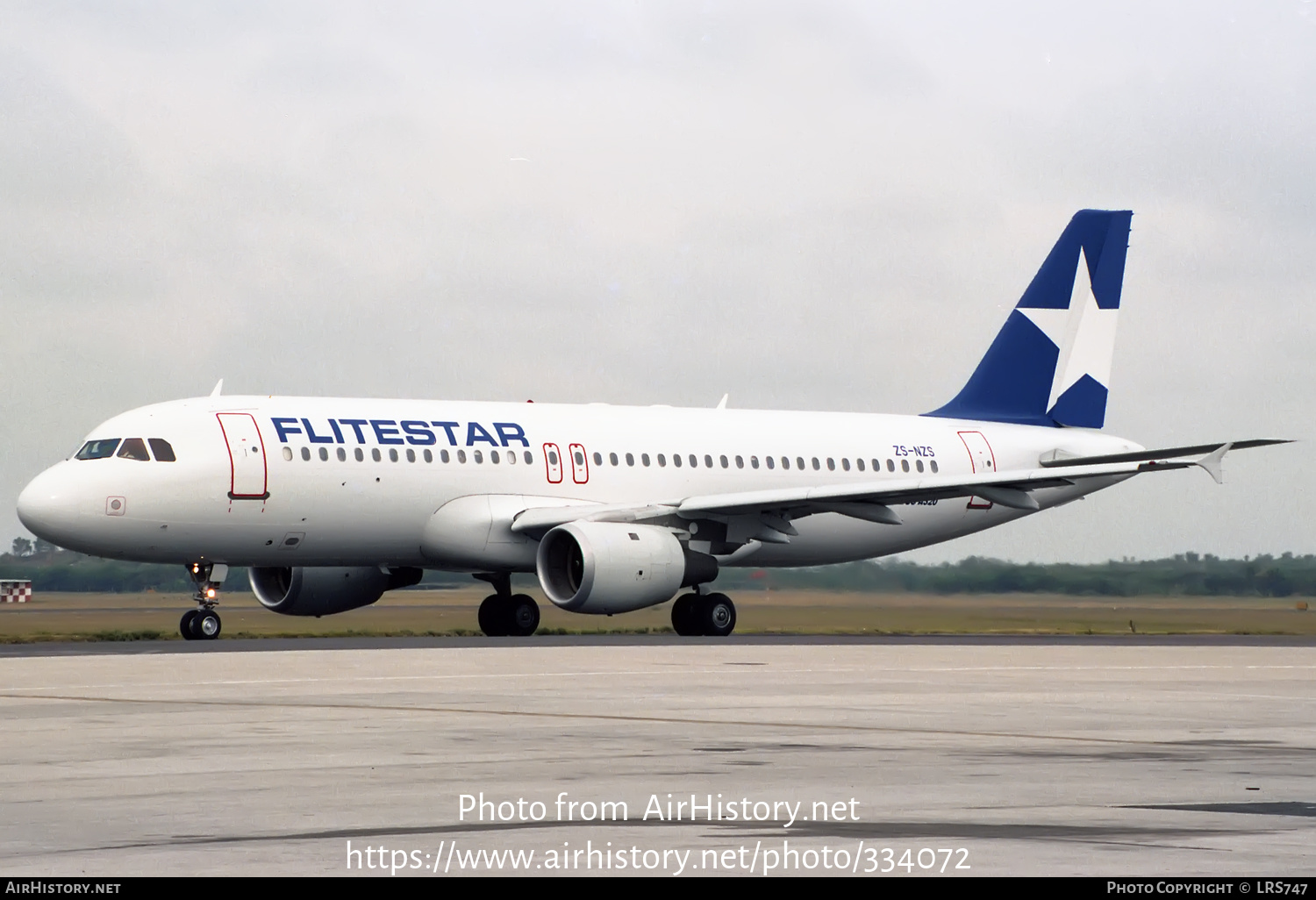 Aircraft Photo of ZS-NZS | Airbus A320-212 | FliteStar | AirHistory.net #334072