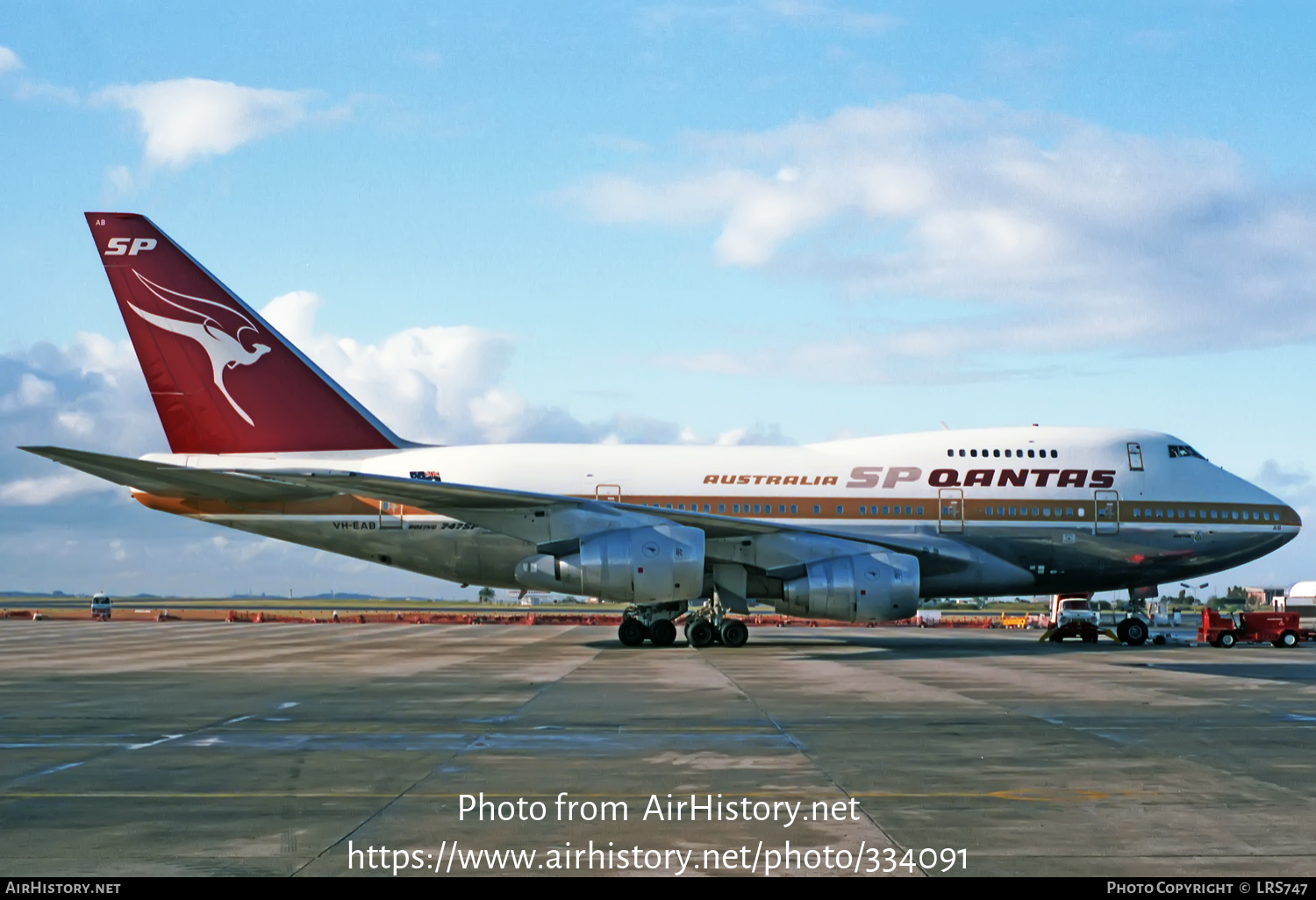 Aircraft Photo of VH-EAB | Boeing 747SP-38 | Qantas | AirHistory.net #334091