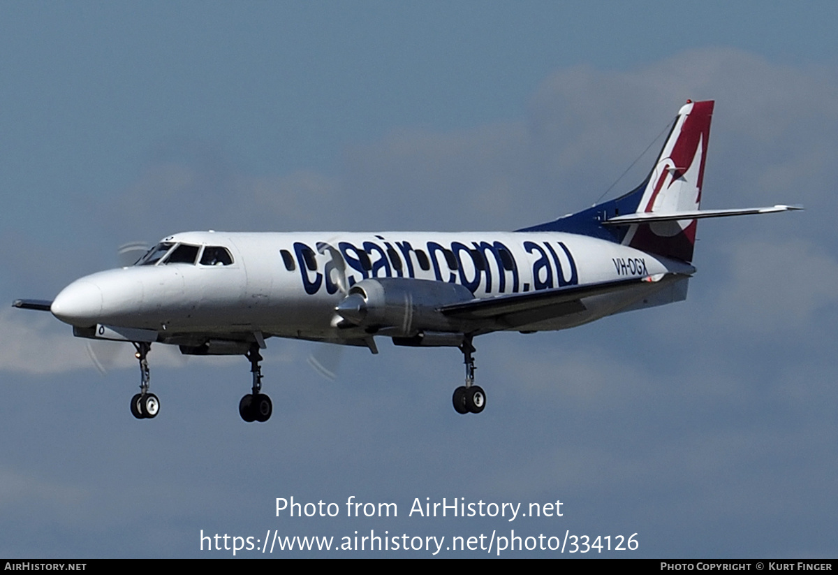 Aircraft Photo of VH-OGX | Fairchild Swearingen SA-226TC Metro II | Casair | AirHistory.net #334126