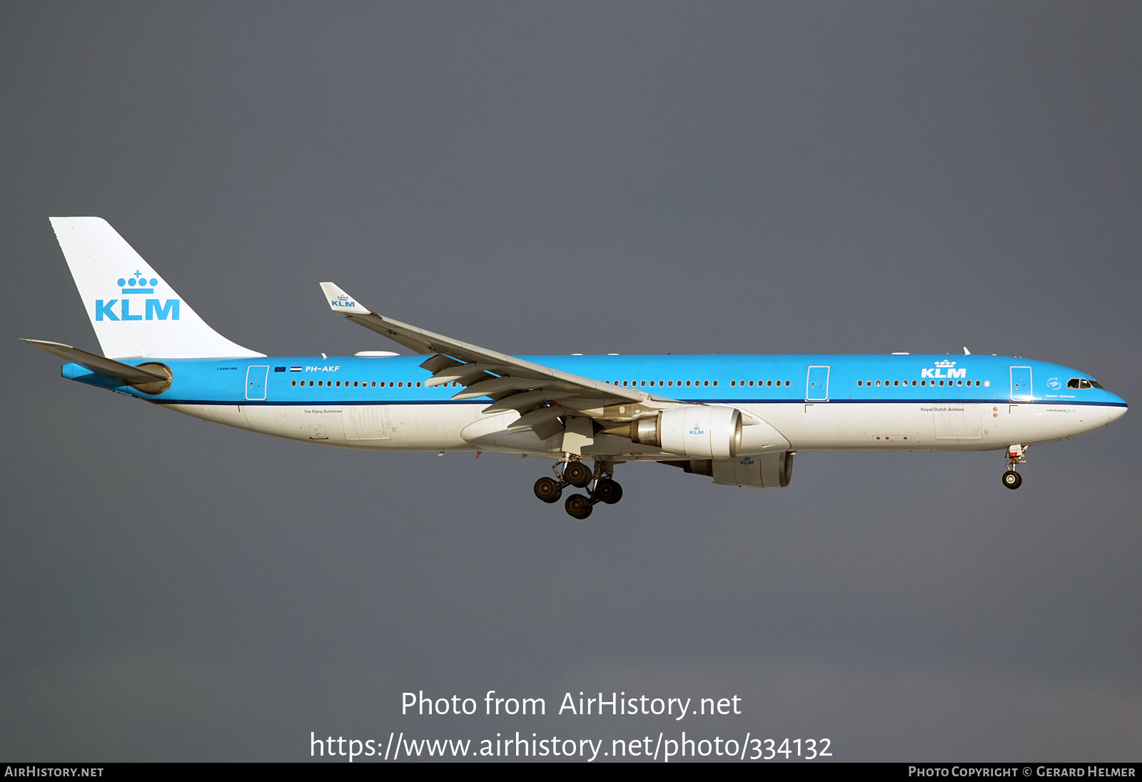 Aircraft Photo of PH-AKF | Airbus A330-303 | KLM - Royal Dutch Airlines | AirHistory.net #334132