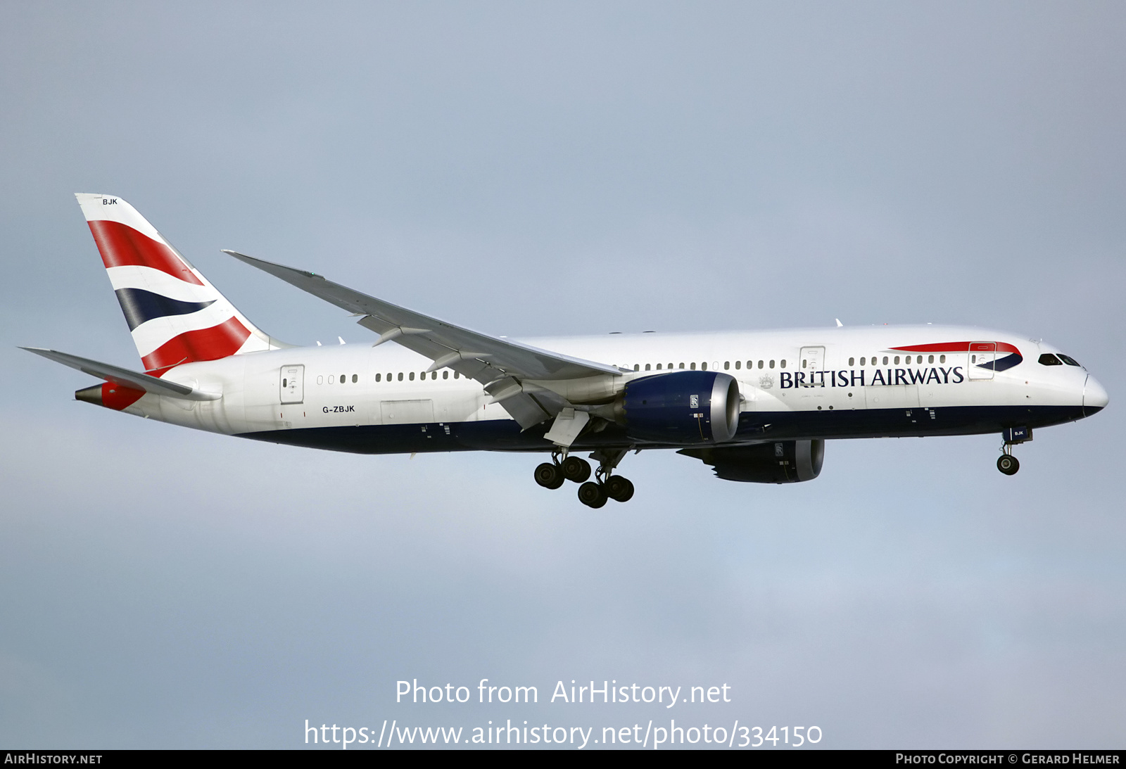 Aircraft Photo of G-ZBJK | Boeing 787-8 Dreamliner | British Airways | AirHistory.net #334150