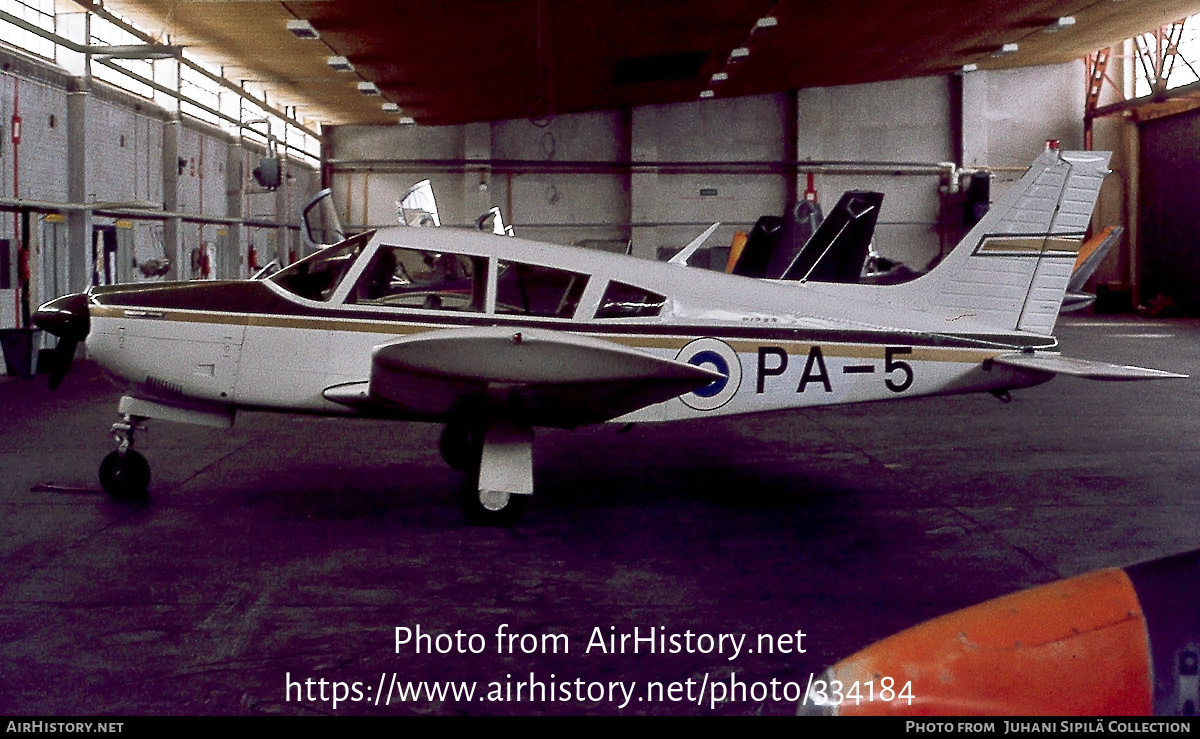 Aircraft Photo of PA-5 | Piper PA-28R-200 Cherokee Arrow II | Finland - Air Force | AirHistory.net #334184