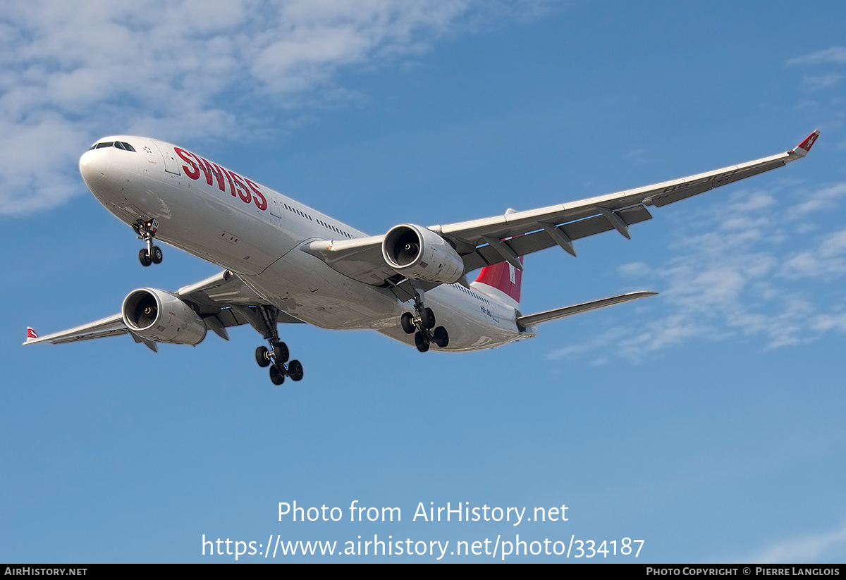 Aircraft Photo of HB-JHJ | Airbus A330-343 | Swiss International Air Lines | AirHistory.net #334187