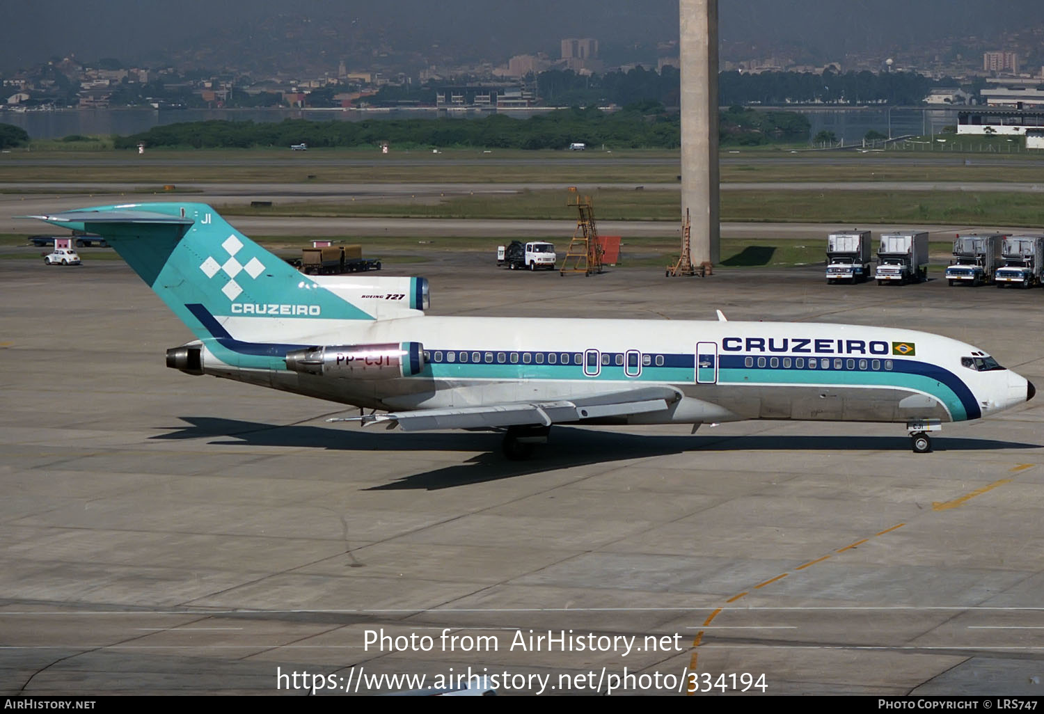 Aircraft Photo of PP-CJI | Boeing 727-11 | Cruzeiro | AirHistory.net #334194