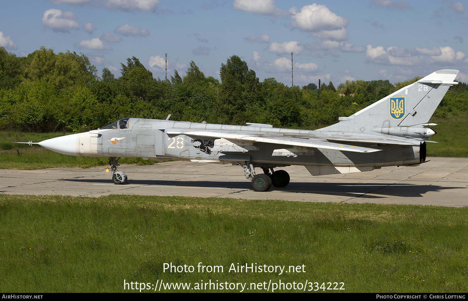 Aircraft Photo Of 28 White Sukhoi Su 24M Ukraine Air Force   0334222 