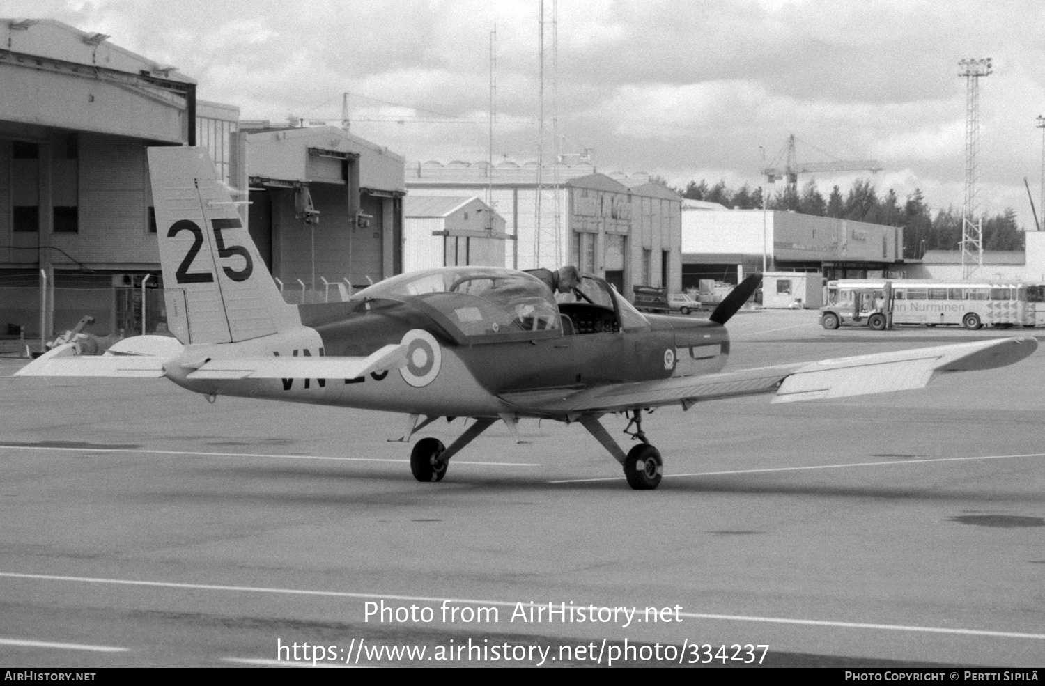 Aircraft Photo of VN-25 | Valmet L-70 Vinka | Finland - Air Force | AirHistory.net #334237