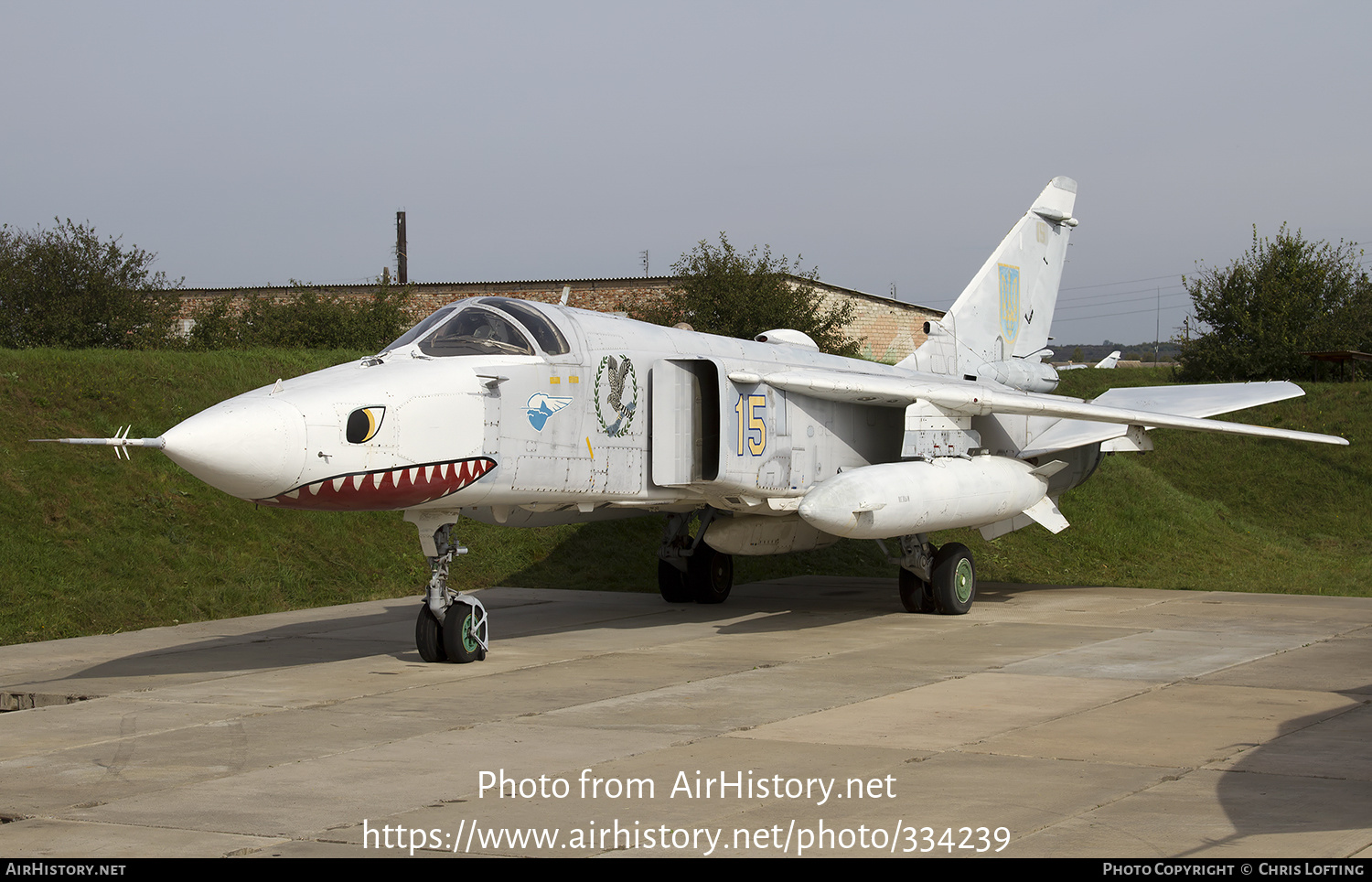 Aircraft Photo of 15 yellow | Sukhoi Su-24MR | Ukraine - Air Force | AirHistory.net #334239