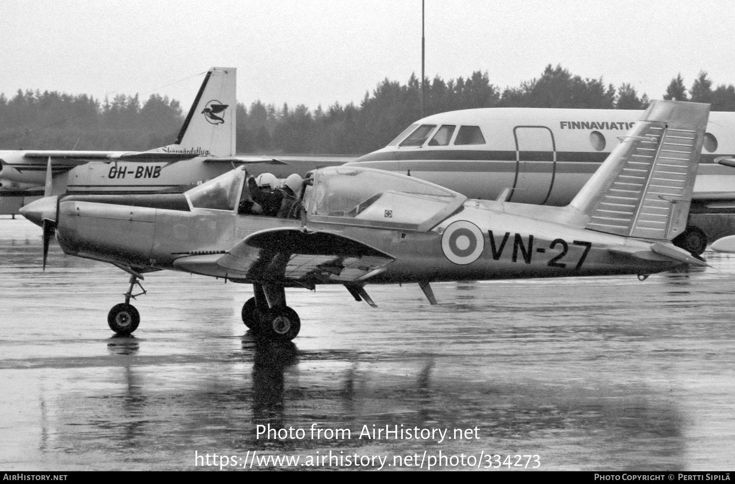 Aircraft Photo of VN-27 | Valmet L-70 Vinka | Finland - Air Force | AirHistory.net #334273