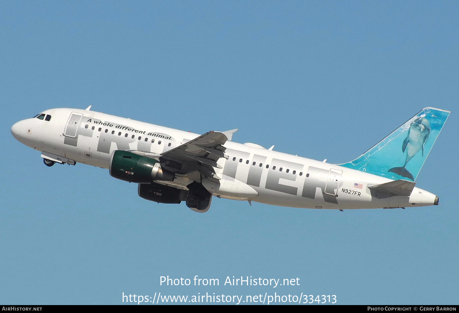 Aircraft Photo of N927FR | Airbus A319-111 | Frontier Airlines | AirHistory.net #334313