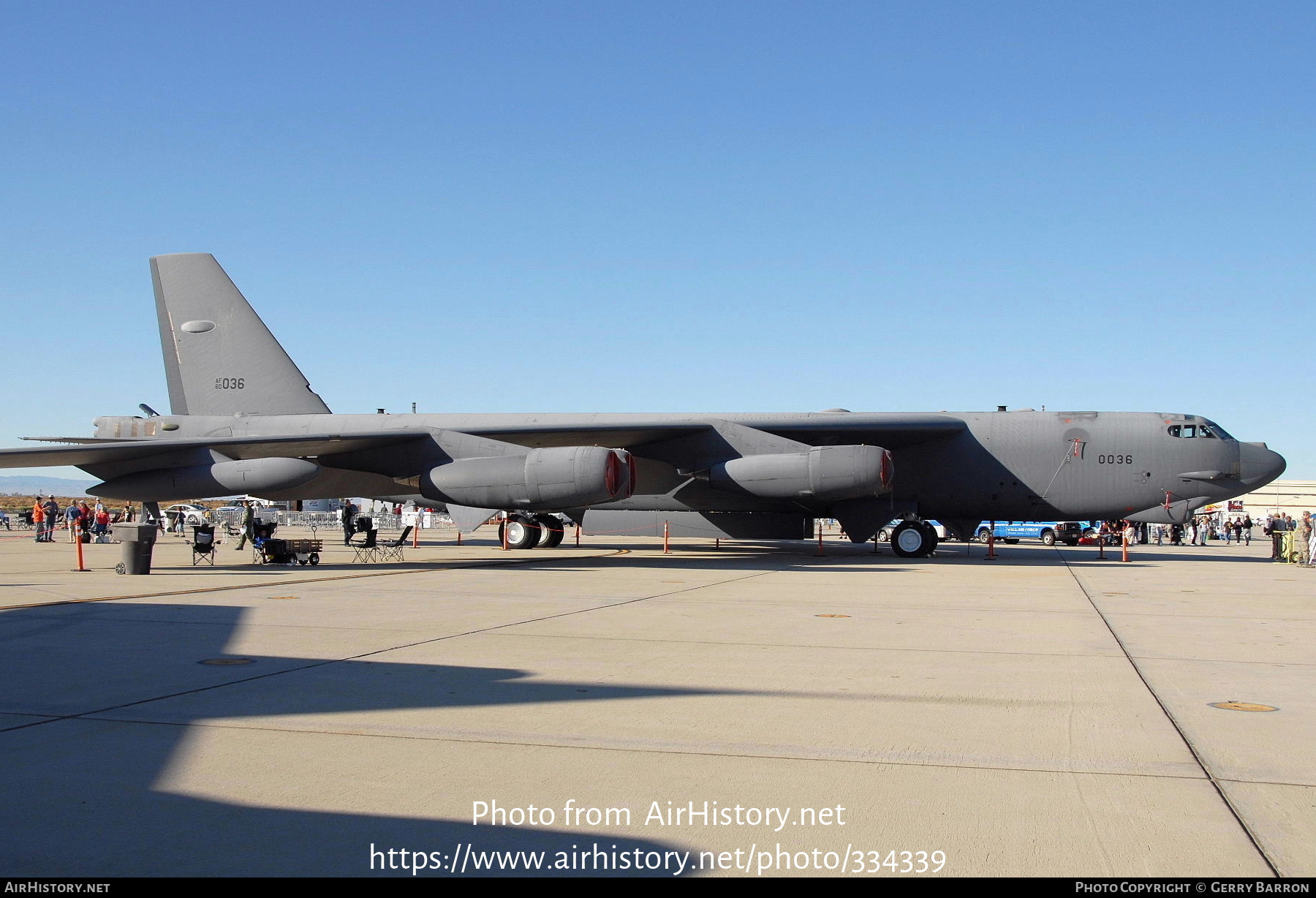 Aircraft Photo of 60-0036 / AF60-036 | Boeing B-52H Stratofortress | USA - Air Force | AirHistory.net #334339