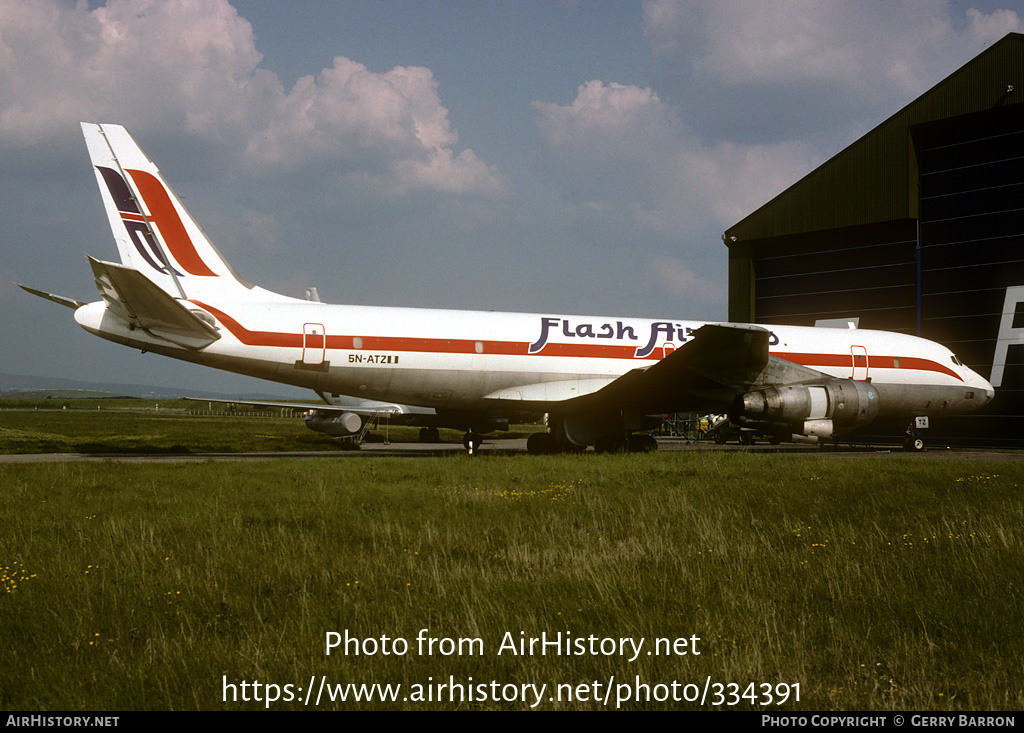 Aircraft Photo of 5N-ATZ | McDonnell Douglas DC-8-55CF Jet Trader | Flash Airlines | AirHistory.net #334391