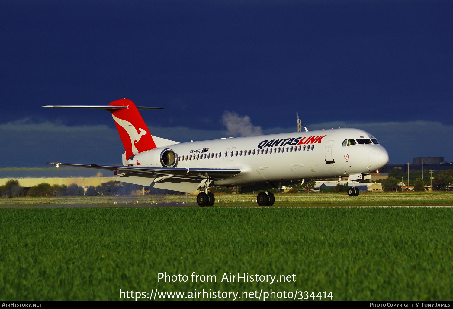 Aircraft Photo of VH-NHC | Fokker 100 (F28-0100) | QantasLink | AirHistory.net #334414