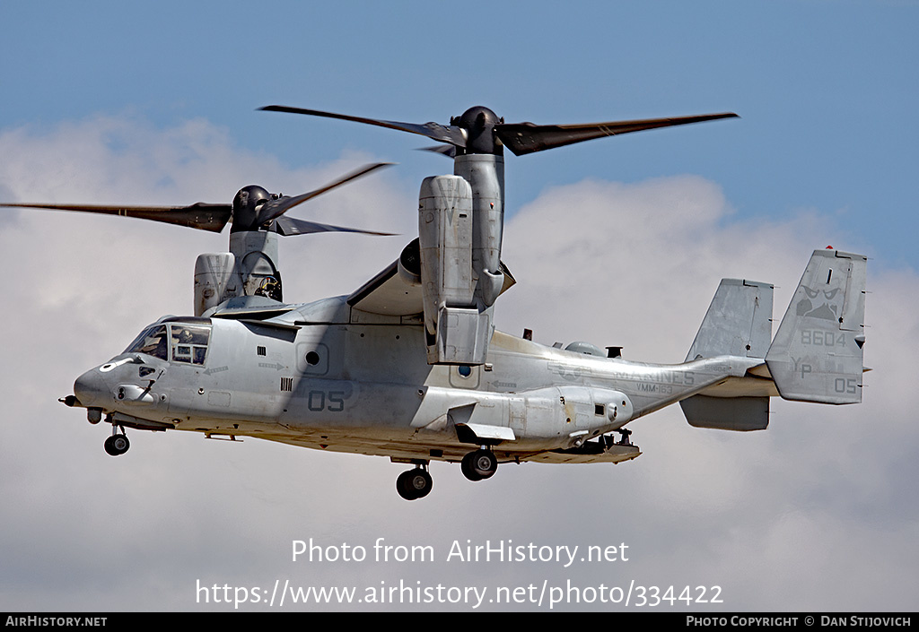 Aircraft Photo of 168604 / 8604 | Bell-Boeing MV-22B Osprey | USA - Marines | AirHistory.net #334422