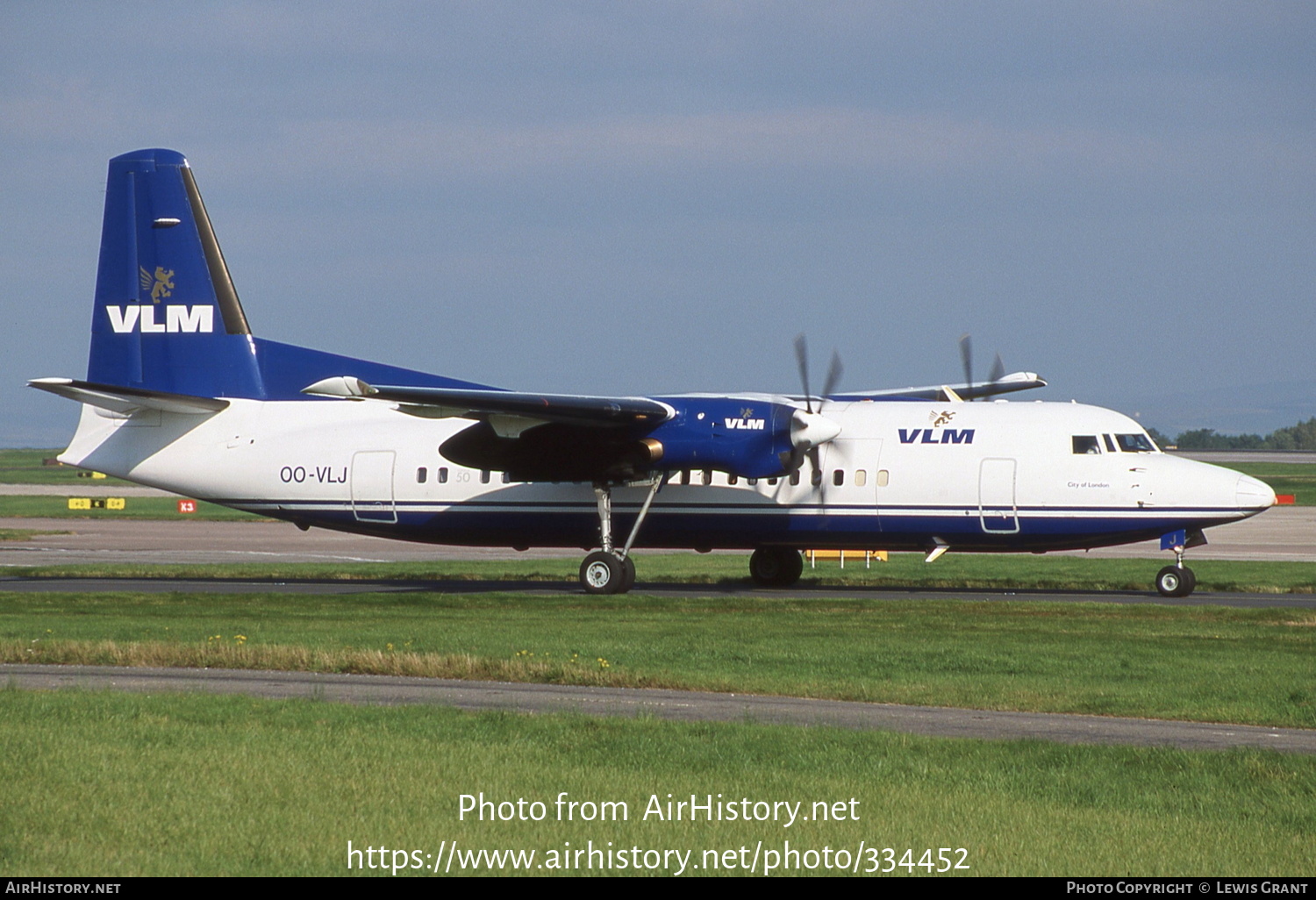 Aircraft Photo of OO-VLJ | Fokker 50 | VLM Airlines | AirHistory.net #334452