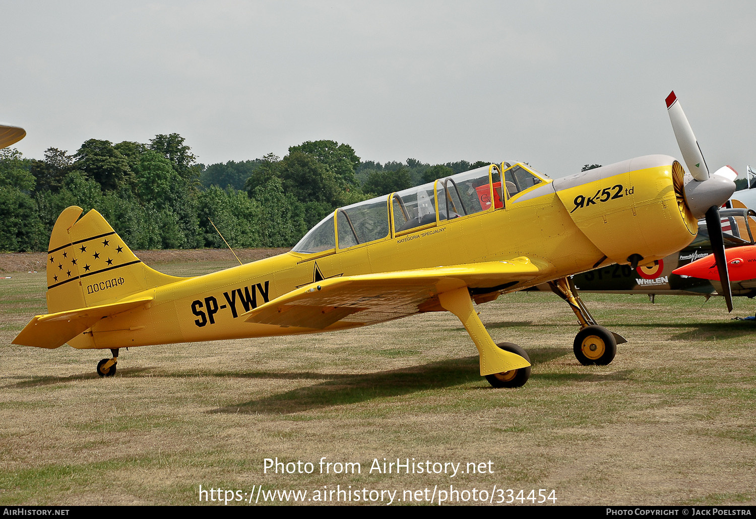 Aircraft Photo of SP-YWY | Yakovlev Yak-52TD | AirHistory.net #334454