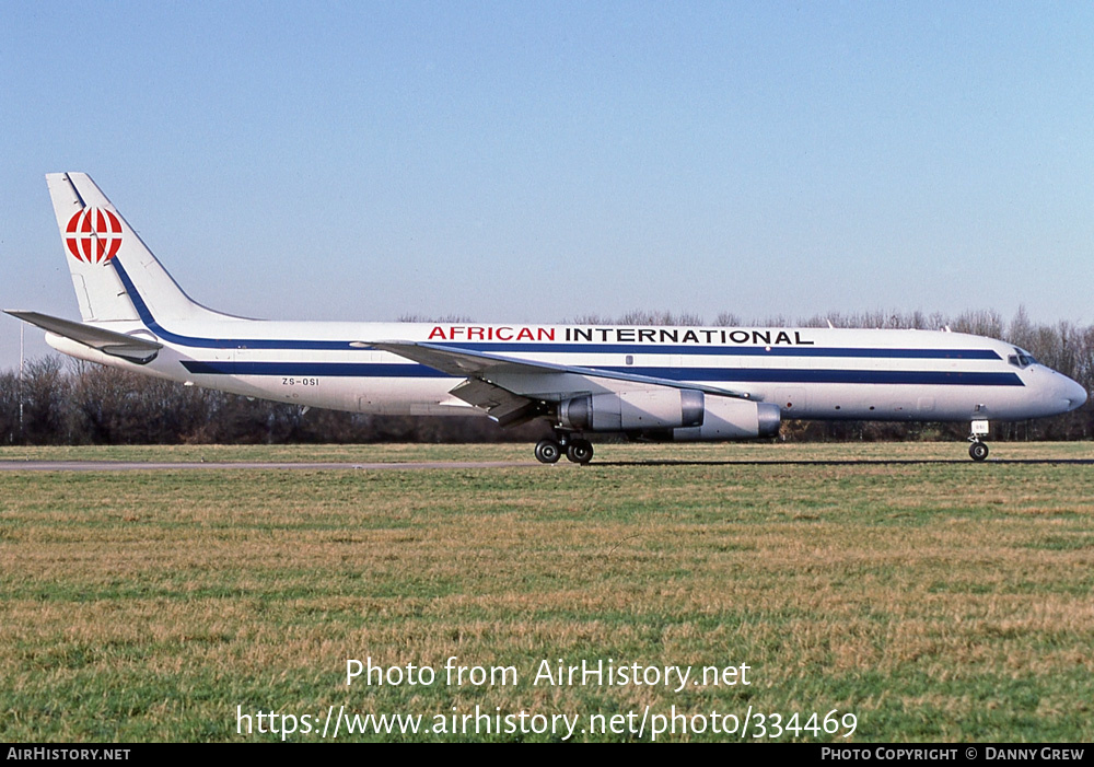 Aircraft Photo of ZS-OSI | McDonnell Douglas DC-8-62(F) | African International Airways | AirHistory.net #334469