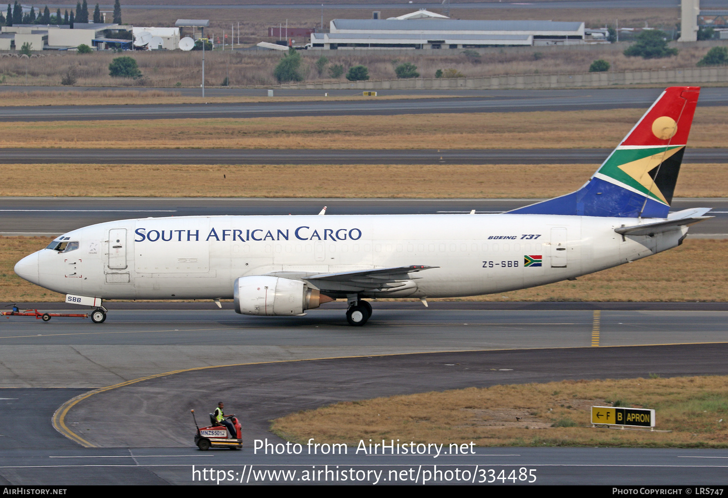 Aircraft Photo of ZS-SBB | Boeing 737-3Y0(SF) | South African Airways Cargo | AirHistory.net #334485