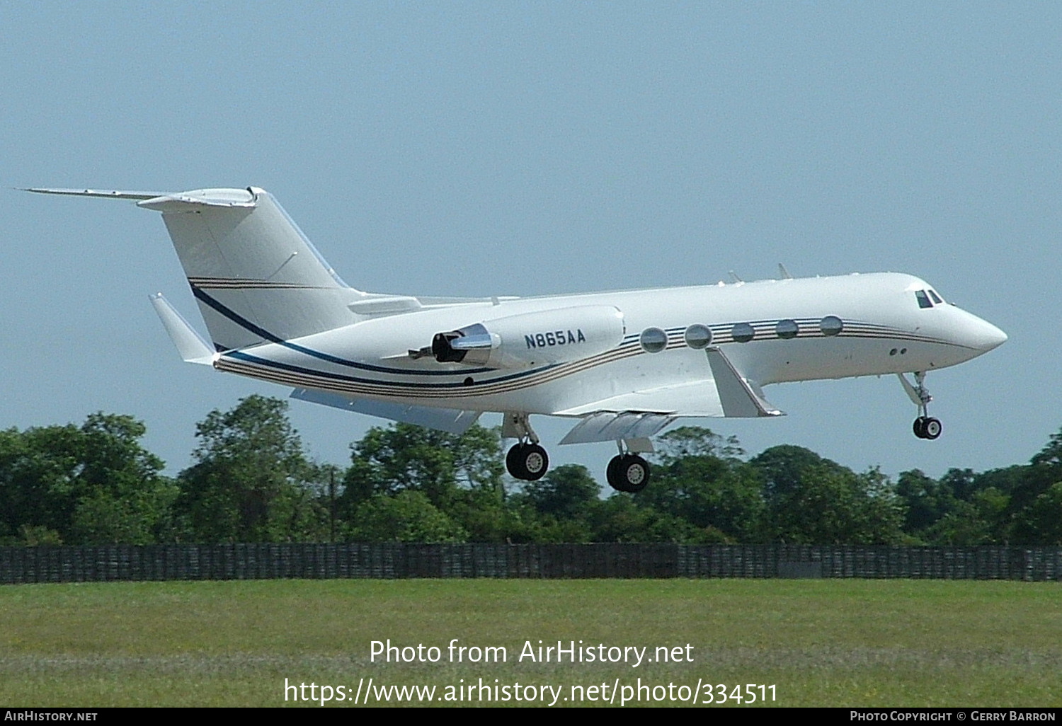 Aircraft Photo of N865AA | Grumman American G-1159B Gulfstream II-B | AirHistory.net #334511