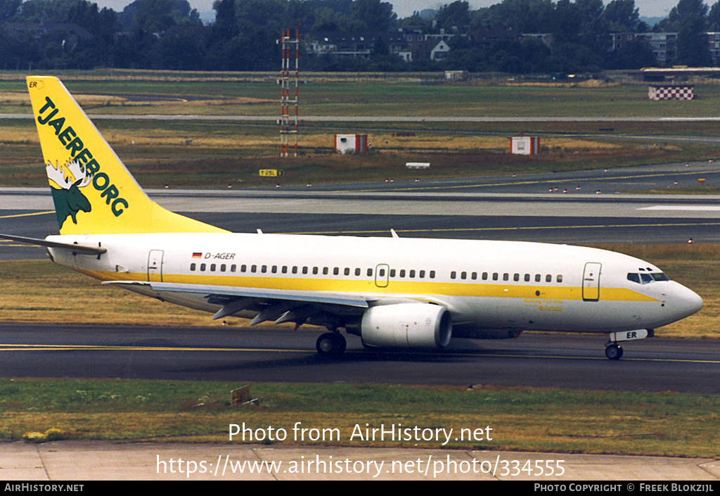 Aircraft Photo of D-AGER | Boeing 737-75B | Germania | AirHistory.net #334555