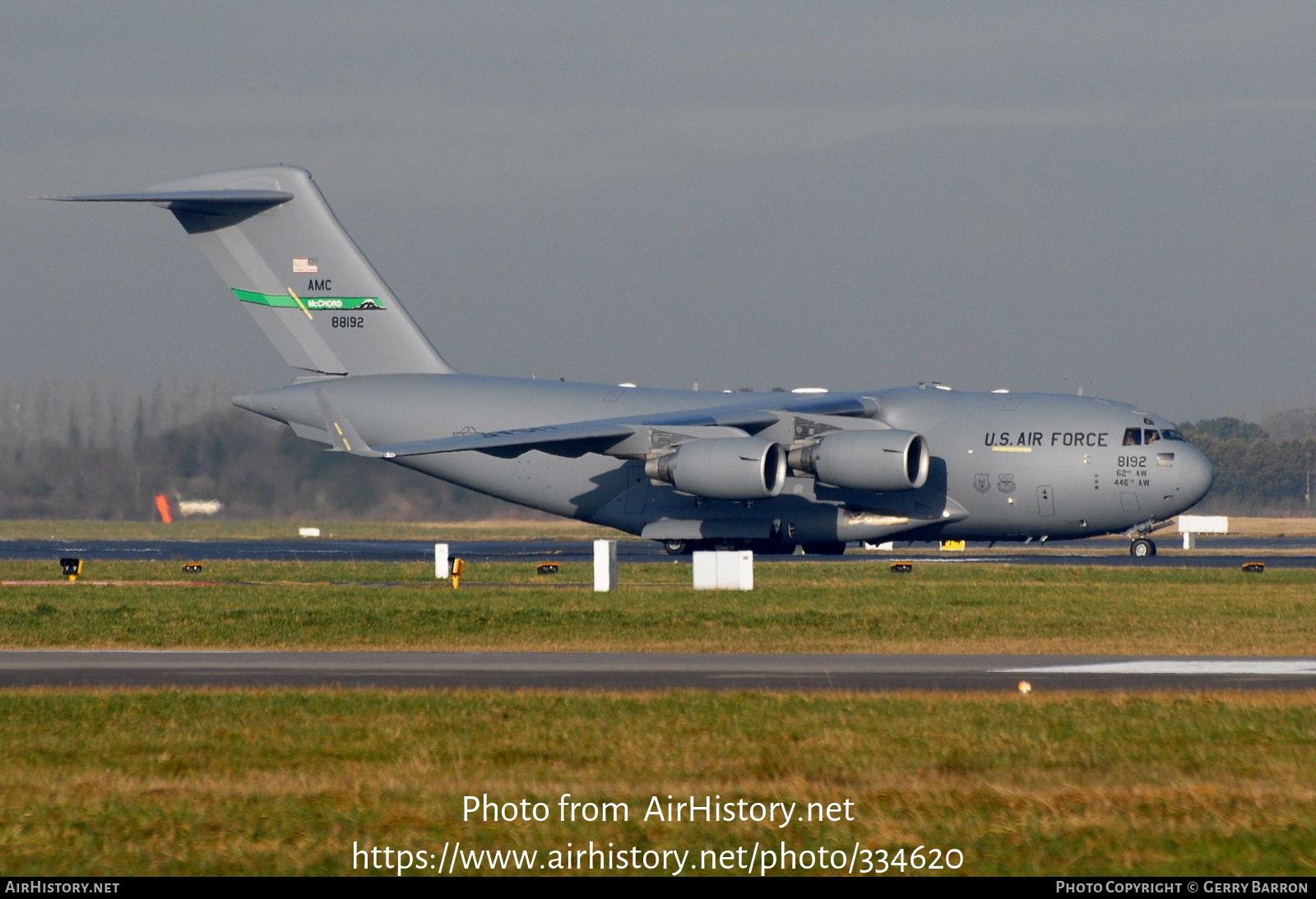 Aircraft Photo of 08-8192 / 88192 | Boeing C-17A Globemaster III | USA - Air Force | AirHistory.net #334620