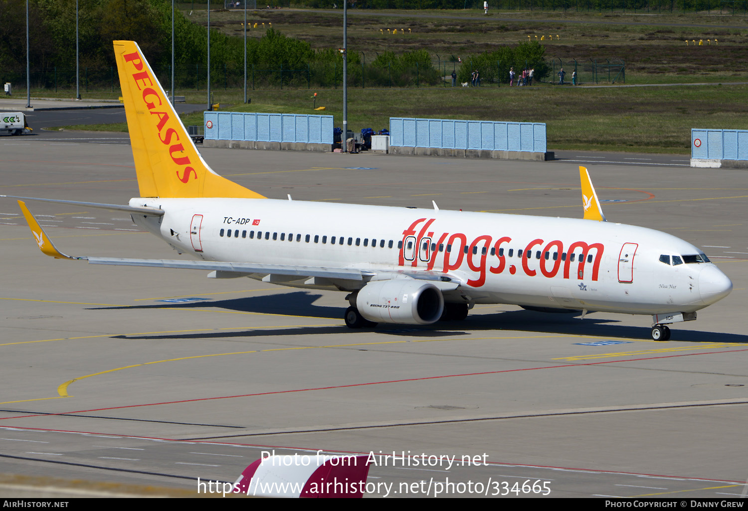 Aircraft Photo of TC-ADP | Boeing 737-82R | Pegasus Airlines | AirHistory.net #334665