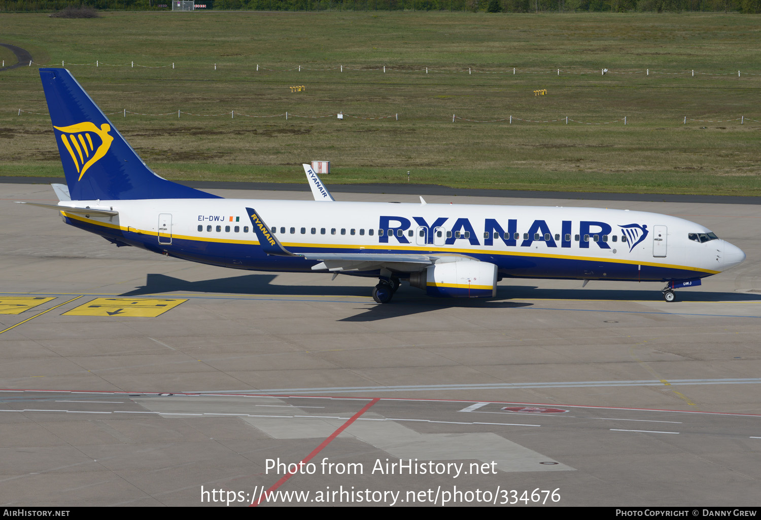 Aircraft Photo of EI-DWJ | Boeing 737-8AS | Ryanair | AirHistory.net #334676