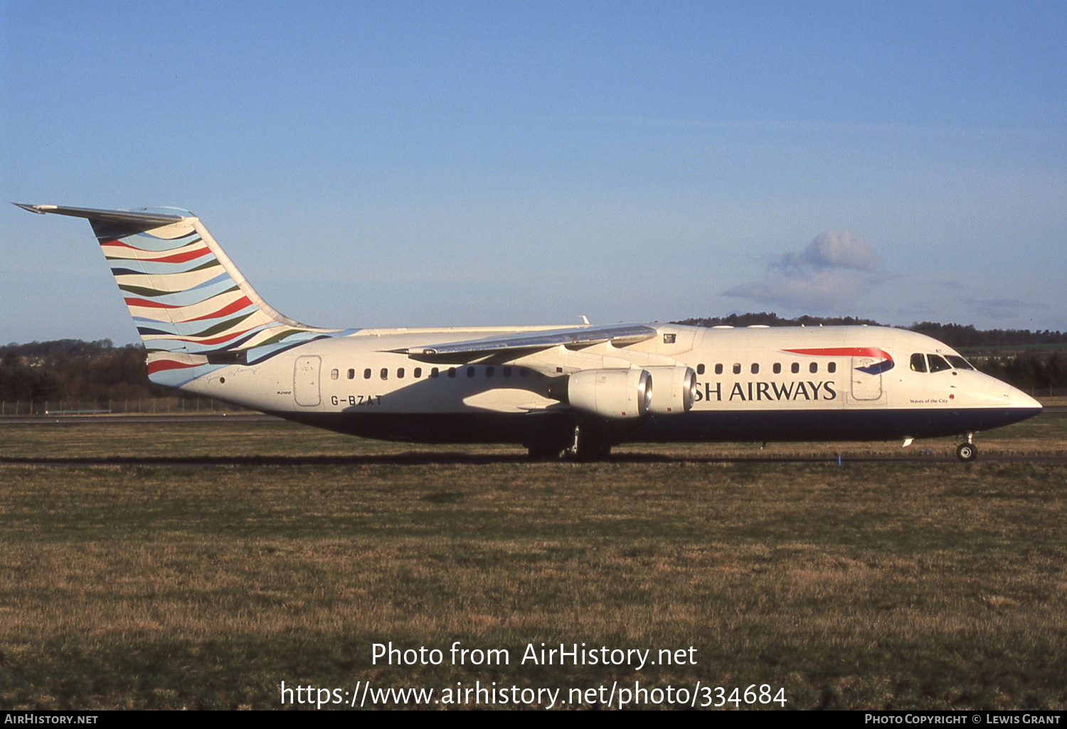 Aircraft Photo of G-BZAT | British Aerospace Avro 146-RJ100 | British Airways | AirHistory.net #334684
