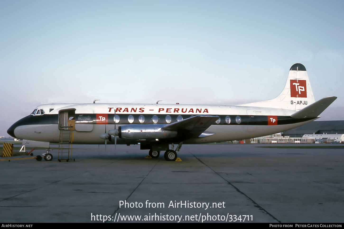 Aircraft Photo of G-APJU | Vickers 806 Viscount | Trans Peruana | AirHistory.net #334711