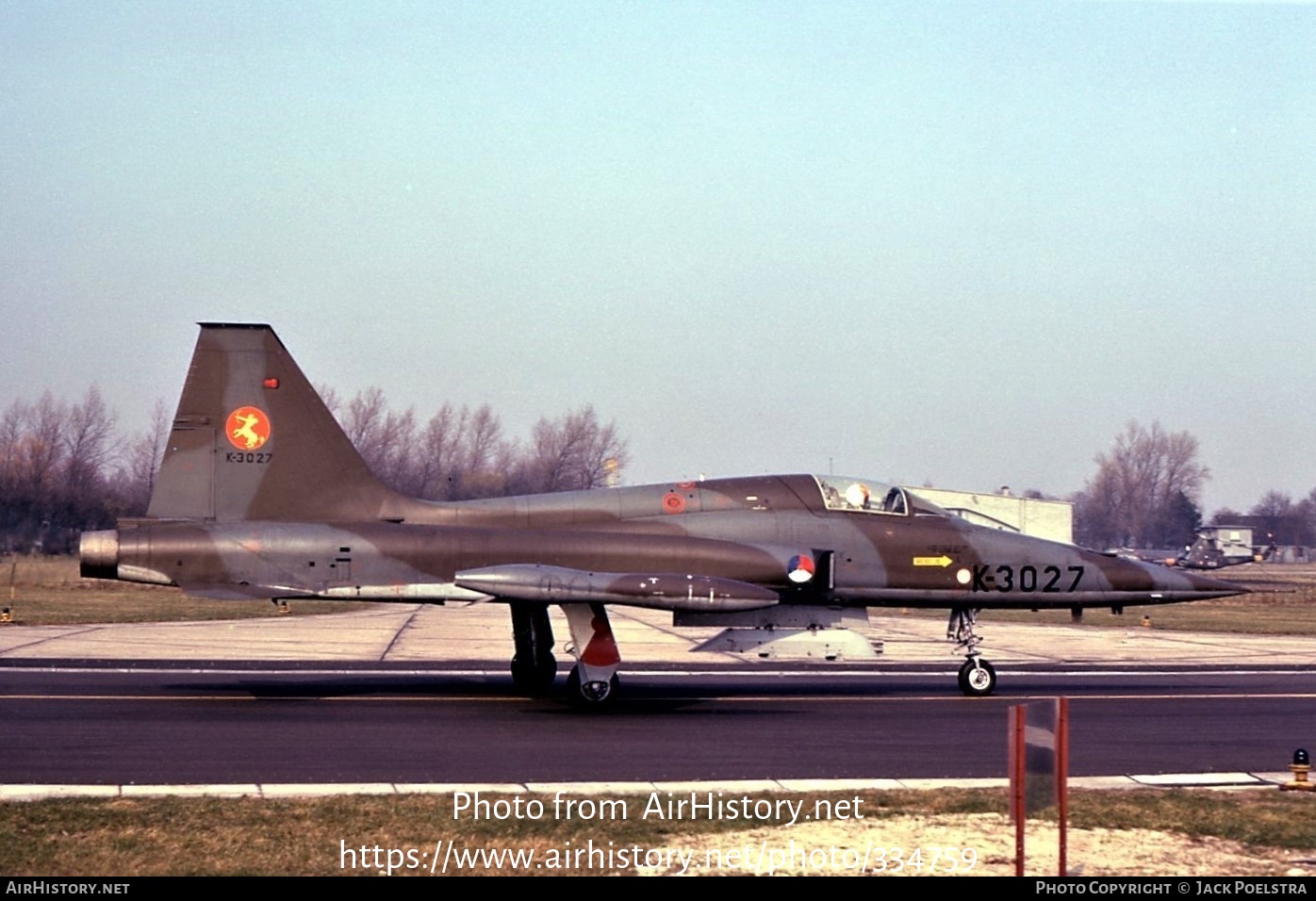 Aircraft Photo of K-3027 | Canadair NF-5A | Netherlands - Air Force | AirHistory.net #334759