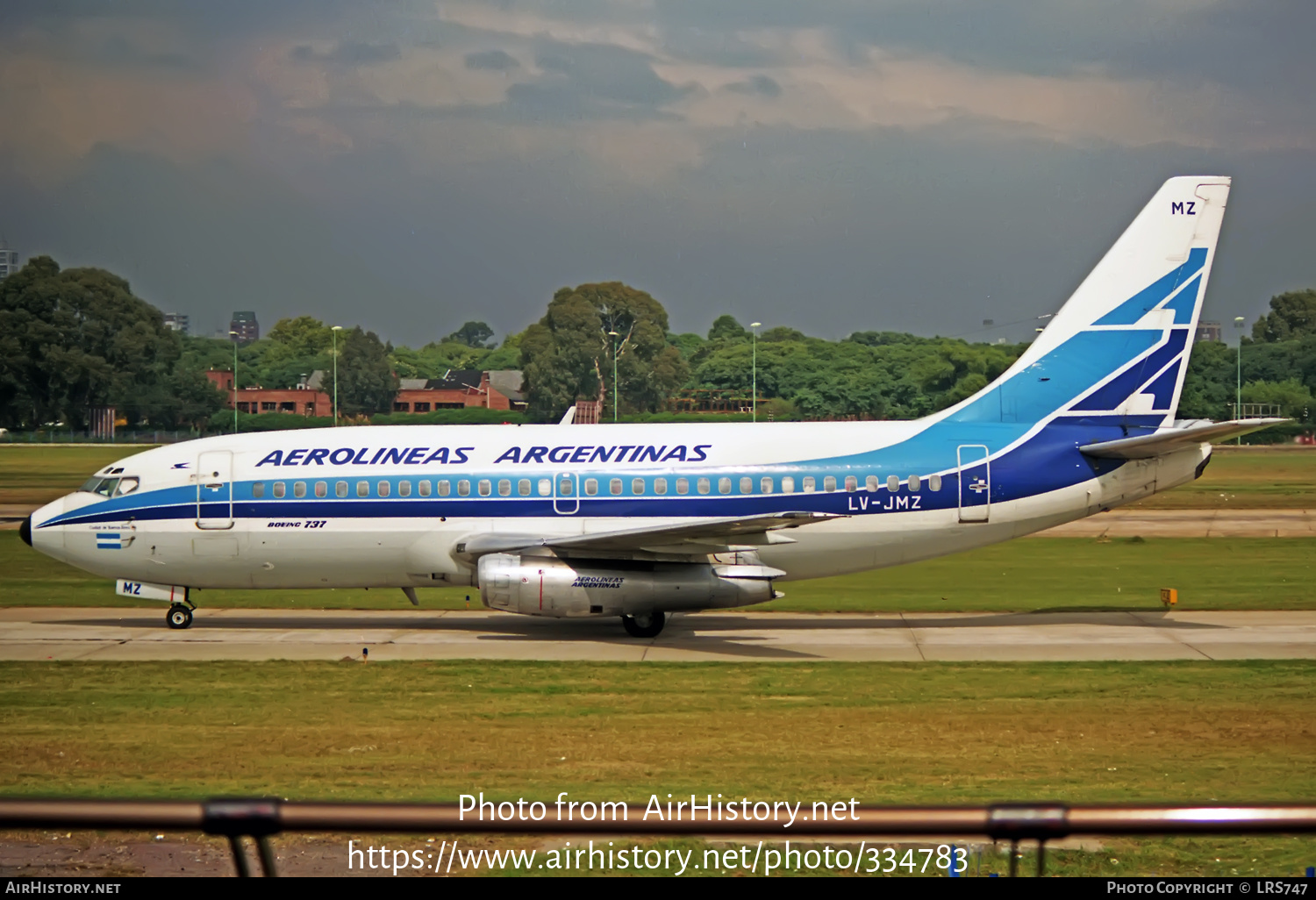 Aircraft Photo of LV-JMZ | Boeing 737-287 | Aerolíneas Argentinas | AirHistory.net #334783