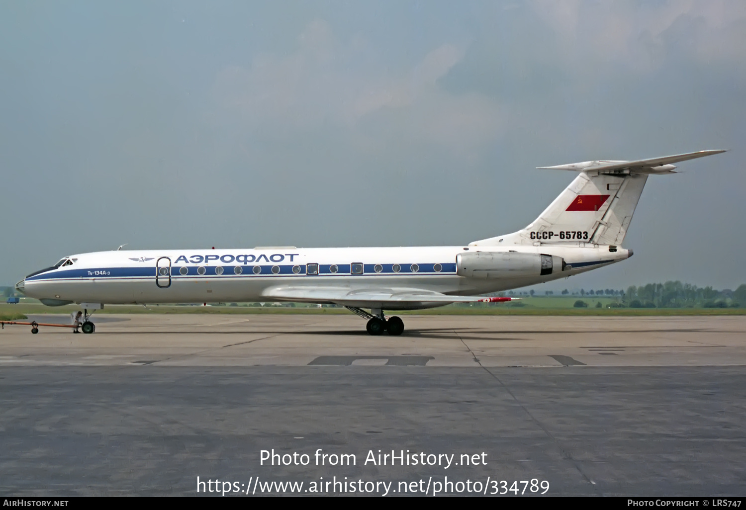 Aircraft Photo of CCCP-65783 | Tupolev Tu-134A | Aeroflot | AirHistory.net #334789