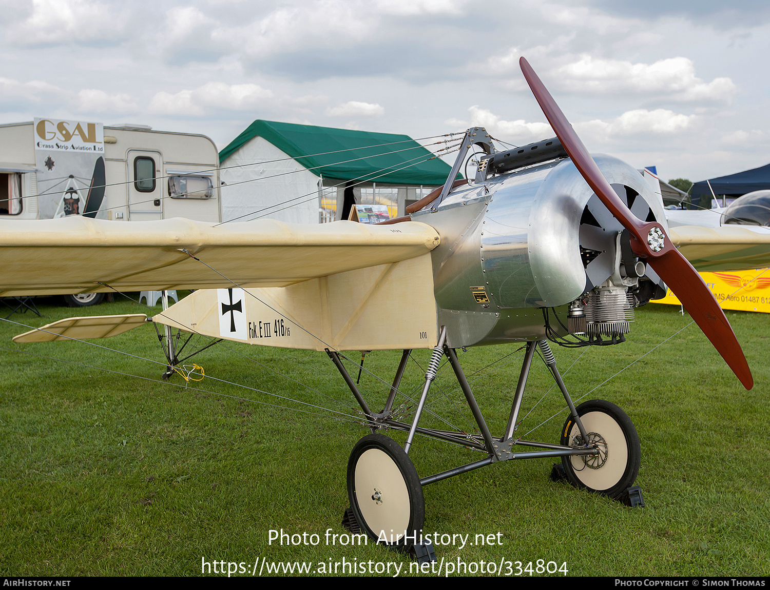 Aircraft Photo of G-GSAL / 416/15 | Airdrome Aeroplanes Fokker E-III | Germany - Army | AirHistory.net #334804